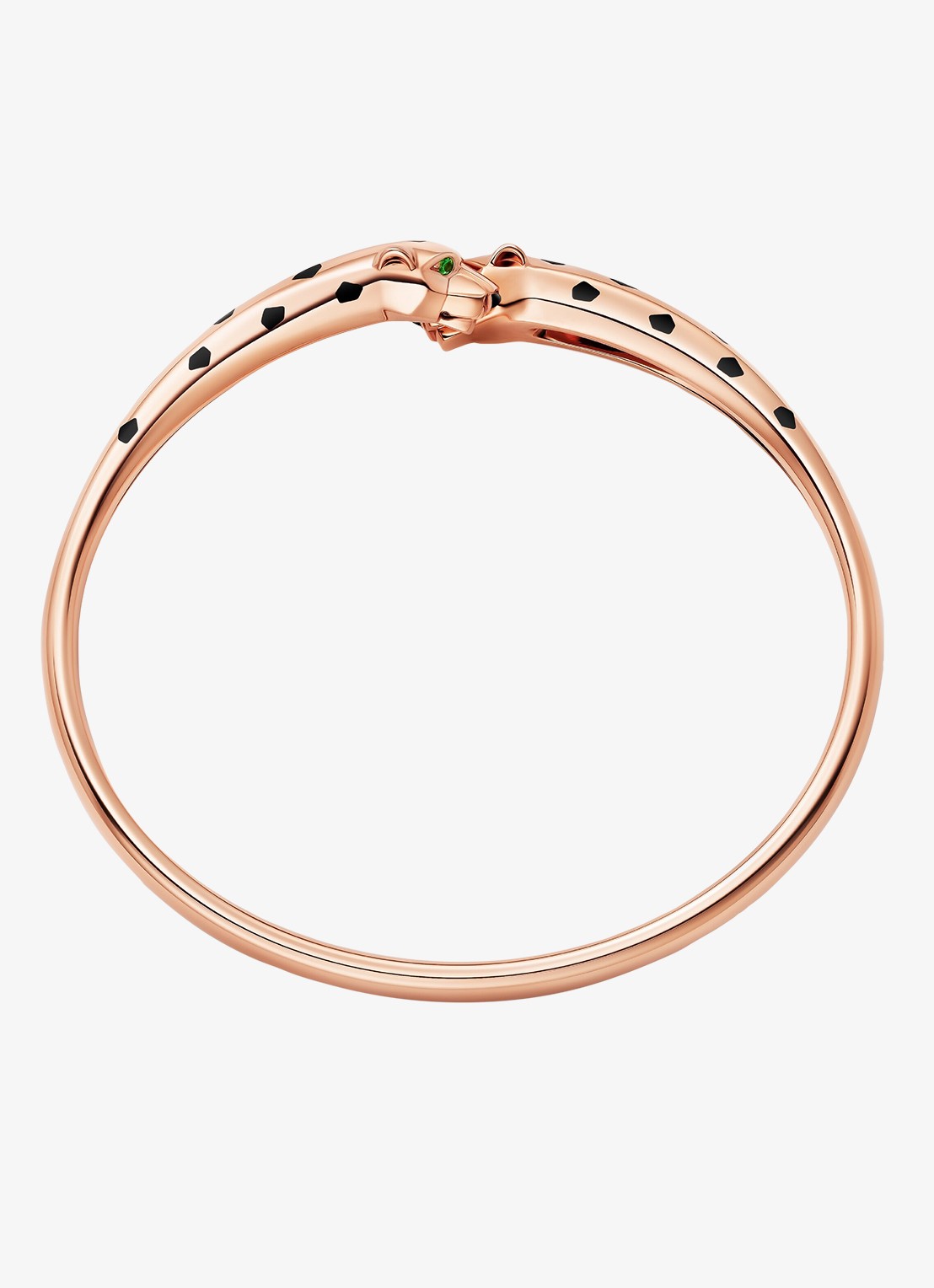 Cartier Panthère de Cartier armband van 18 karaat roségoud met onyx en tsavoriet granaat CRN6730817 - achterkant 3 roségoud
