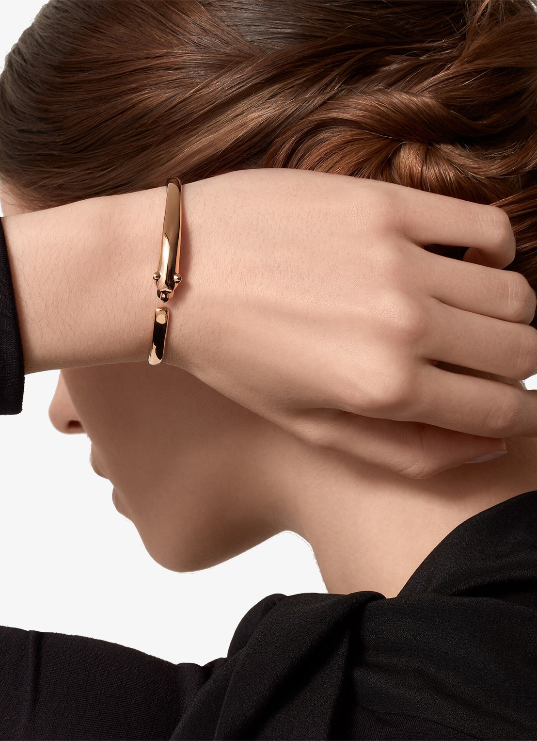 Cartier Panthère de Cartier bangle, klein model van 18 karaat roségoud CRB6078417 - achterkant 8 roségoud
