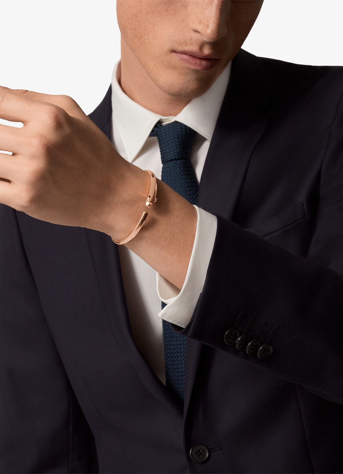 Cartier Panthère de Cartier bangle, klein model van 18 karaat roségoud CRB6078417 - voorkant 2 roségoud