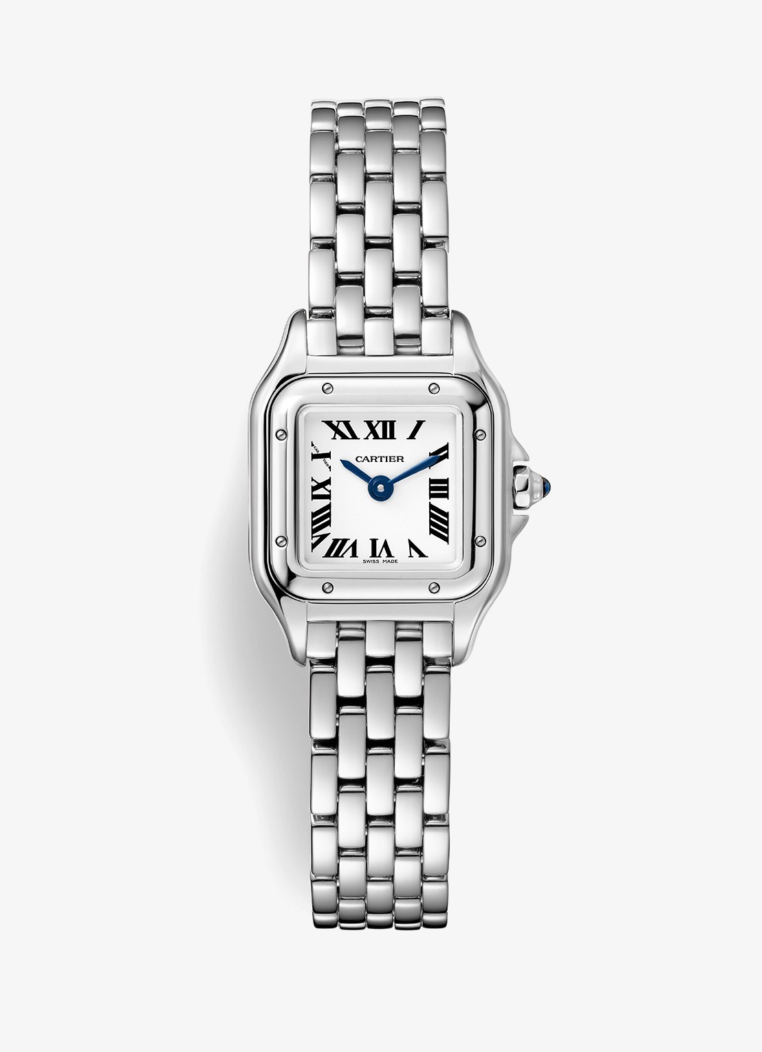 Cartier Panthère de Cartier horloge, klein model CRWSPN0012 - voorkant 7 zilver
