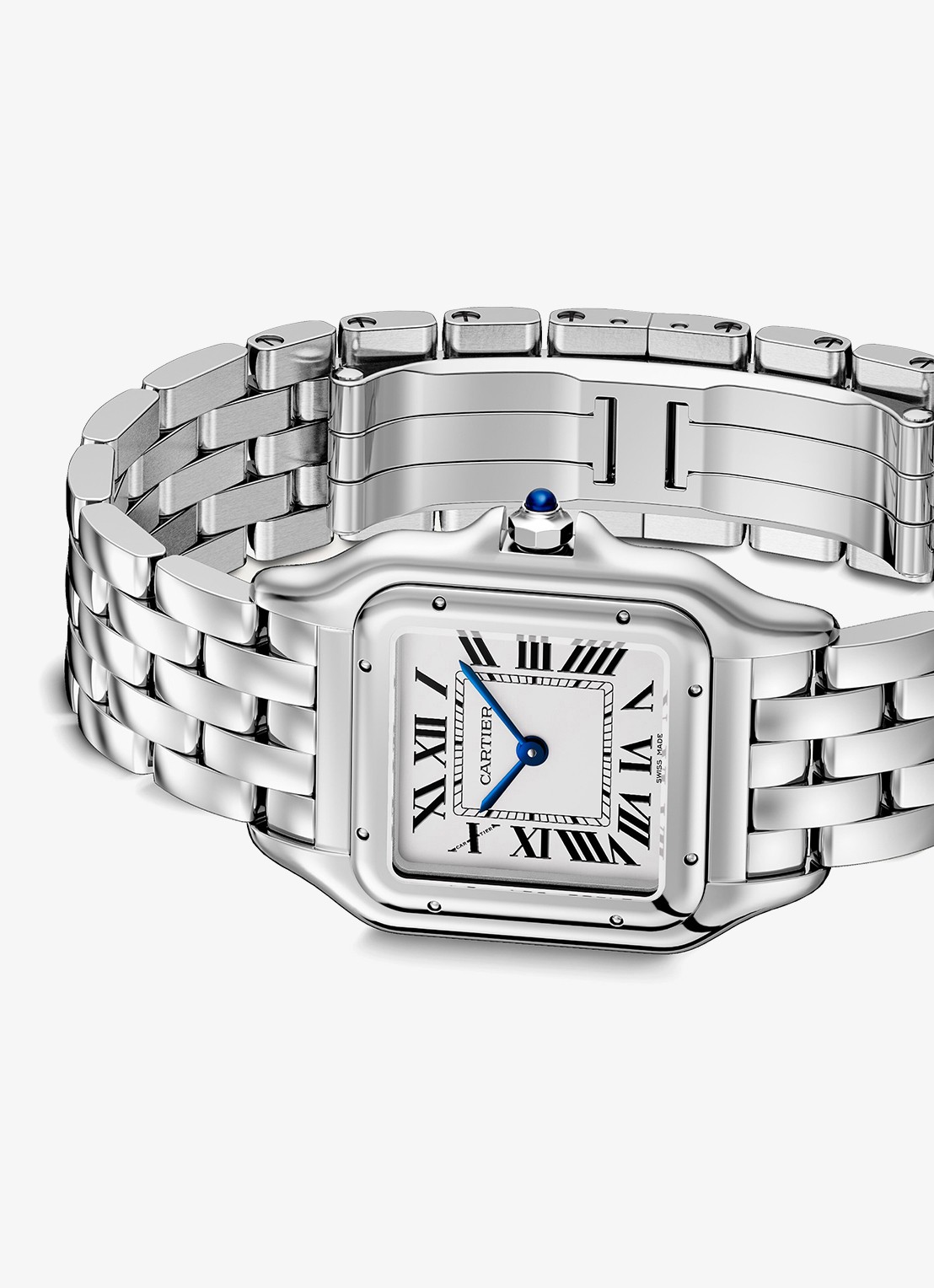 Cartier Panthère de Cartier horloge, medium model CRWSPN0015 - detail 4 zilver