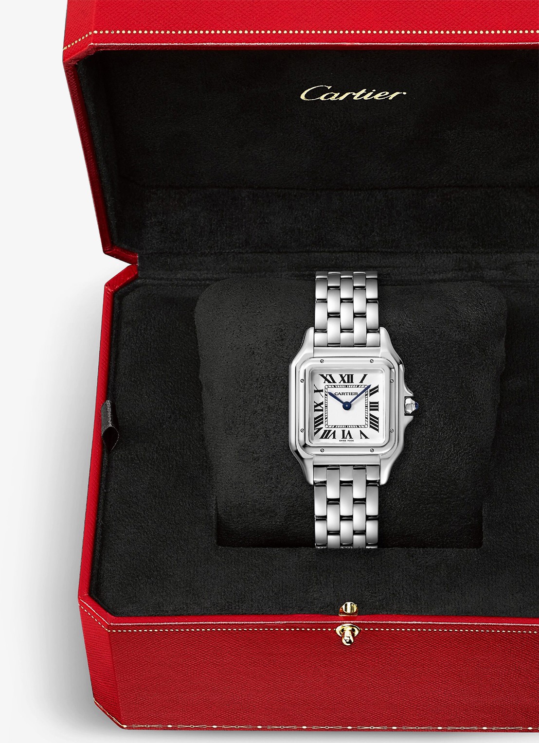 Cartier Panthère de Cartier horloge, medium model CRWSPN0015 - detail 5 zilver