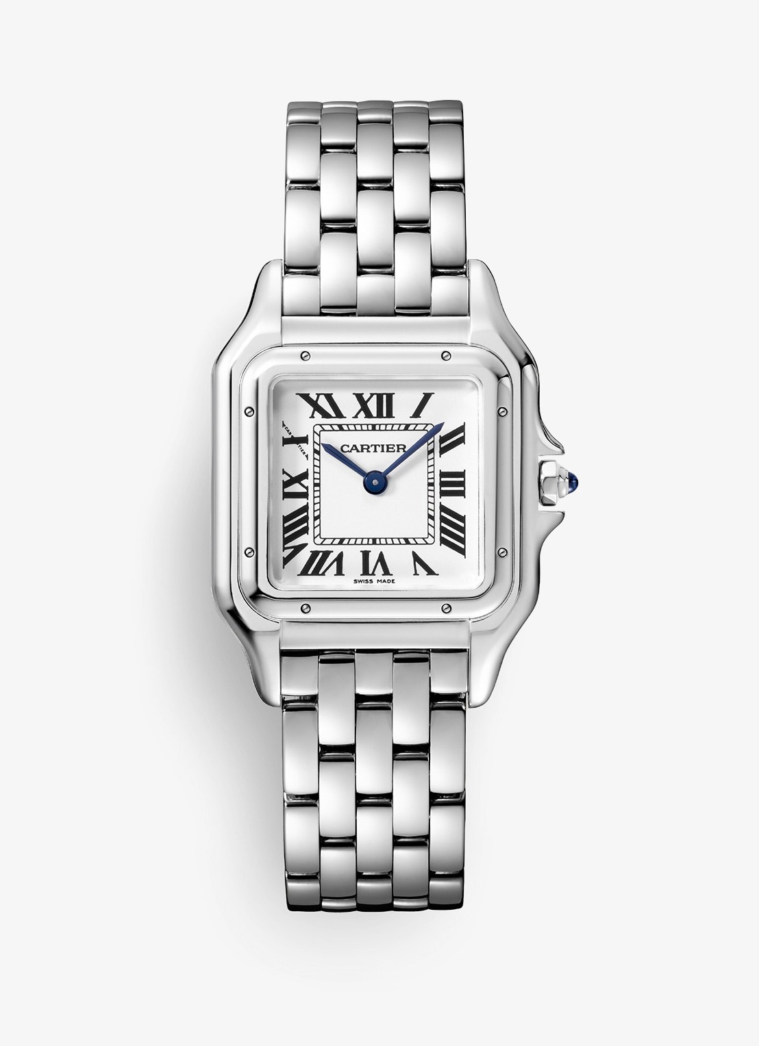 Cartier Panthère de Cartier horloge, medium model CRWSPN0015 - voorkant 7 zilver
