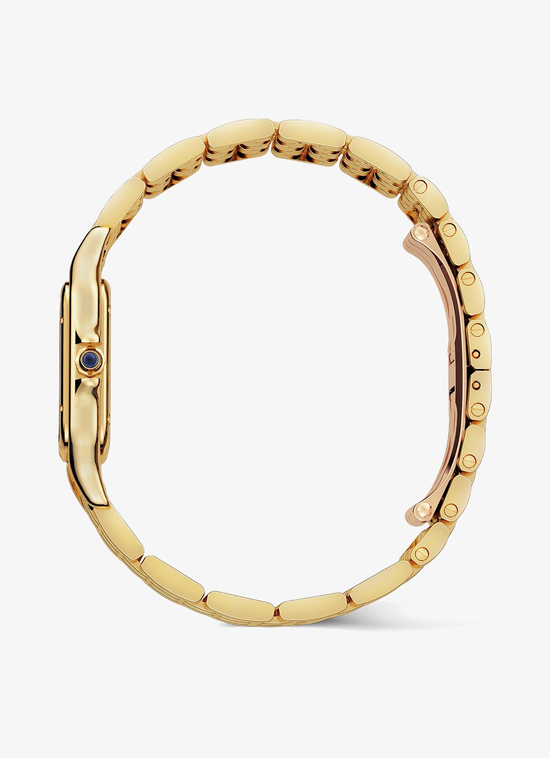 Cartier Panthère de Cartier horloge, medium model van 18 karaat geelgoud CRWGPN0058 - achterkant 8 goud