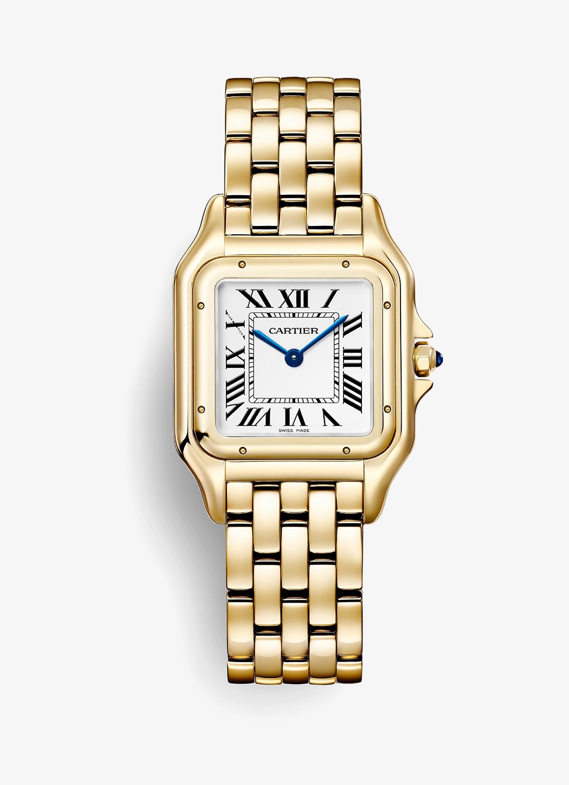 Cartier Panthère de Cartier horloge, medium model van 18 karaat geelgoud CRWGPN0058 - voorkant goud