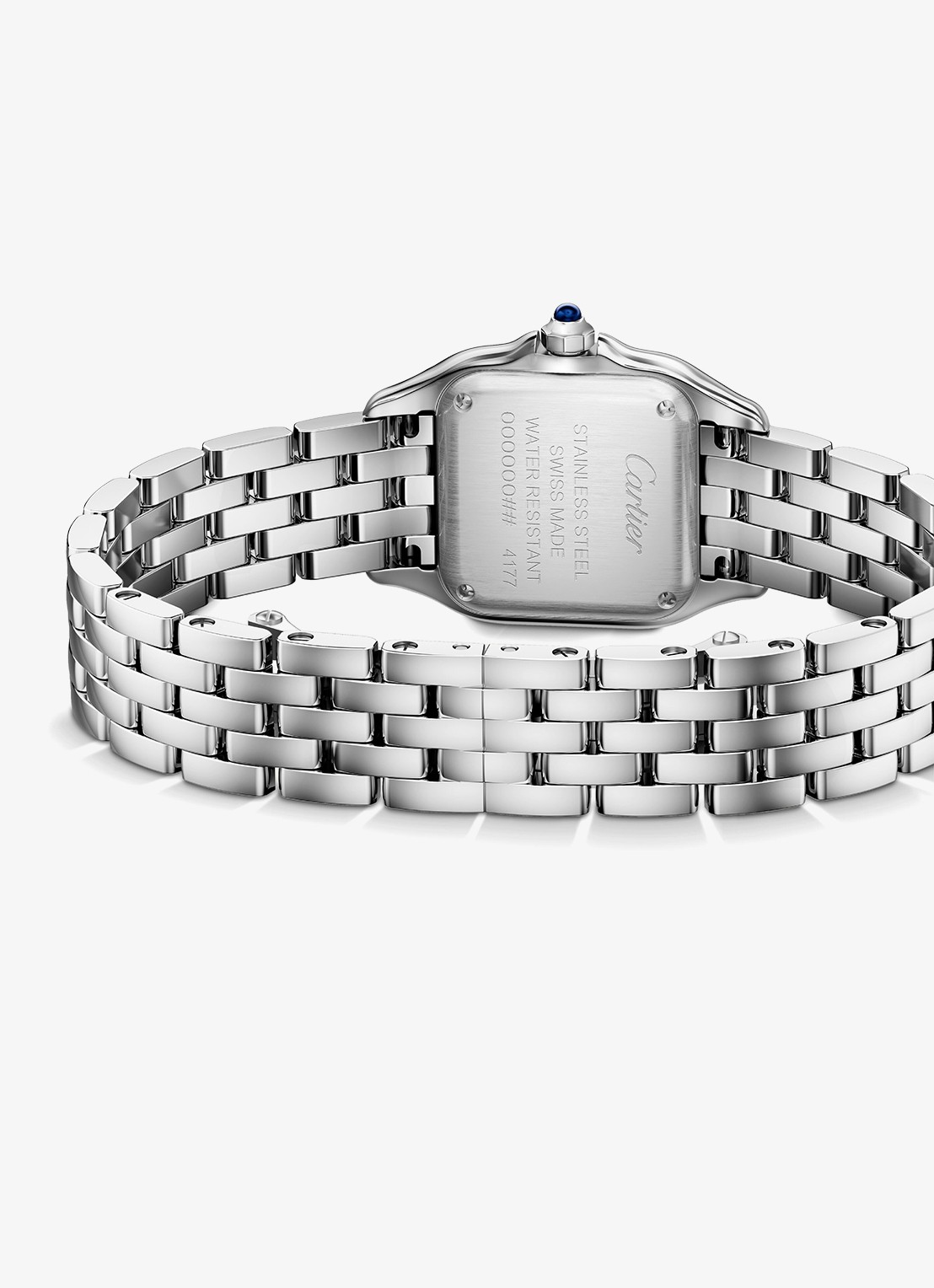 Cartier Panthère de Cartier horloge, small model CRWSPN0013 - detail 4 zilver