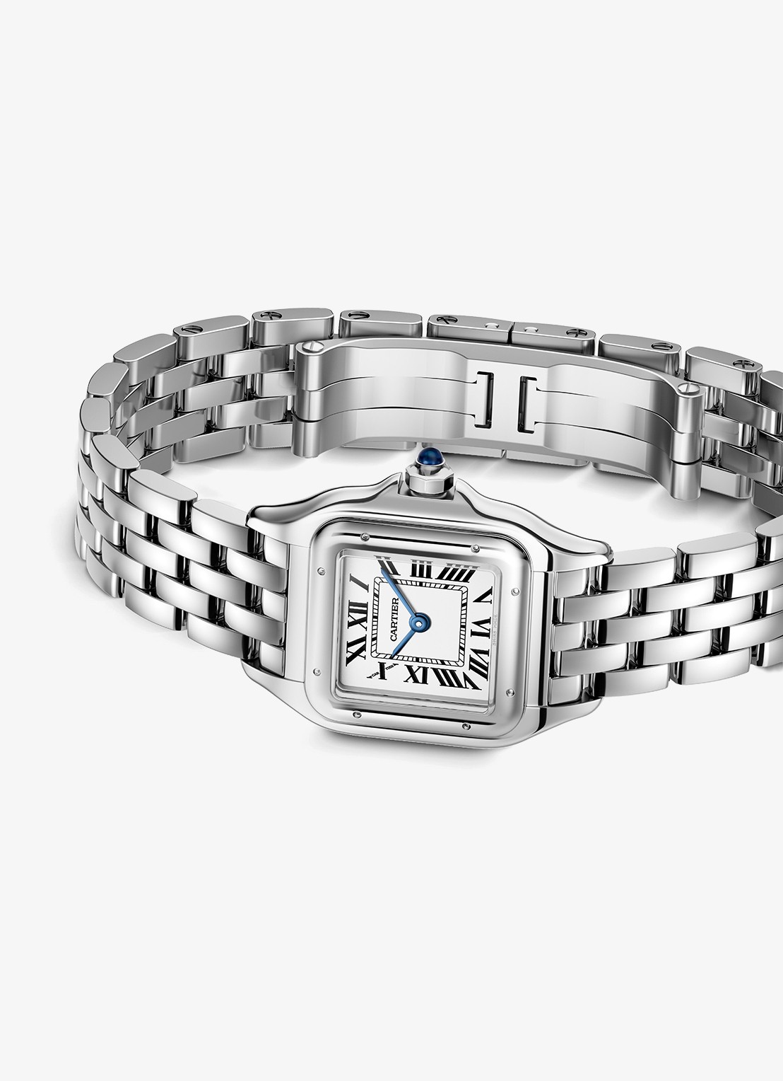 Cartier Panthère de Cartier horloge, small model CRWSPN0013 - detail 5 zilver