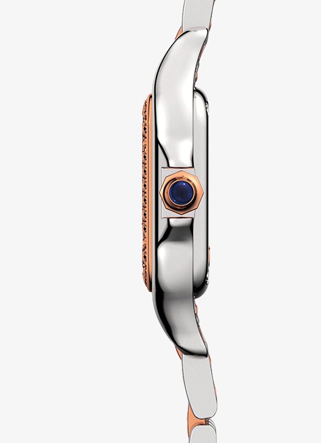 Cartier Panthère de Cartier horloge van 18 karaat roségoud en staal met diamant CRW3PN0014 - detail 3 roségoud