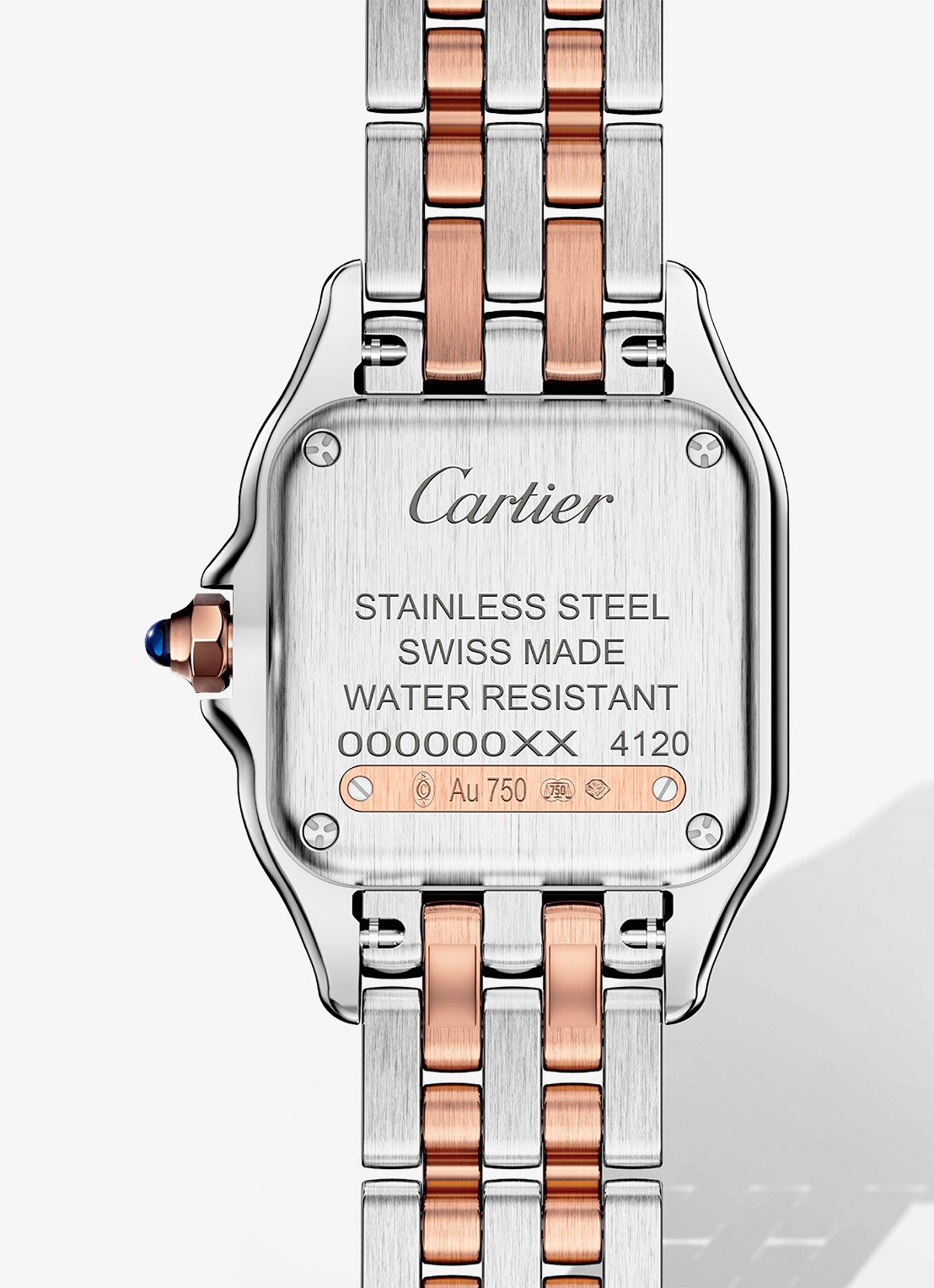 Cartier Panthère de Cartier horloge van 18 karaat roségoud en staal met diamant CRW3PN0014 - detail 5 roségoud