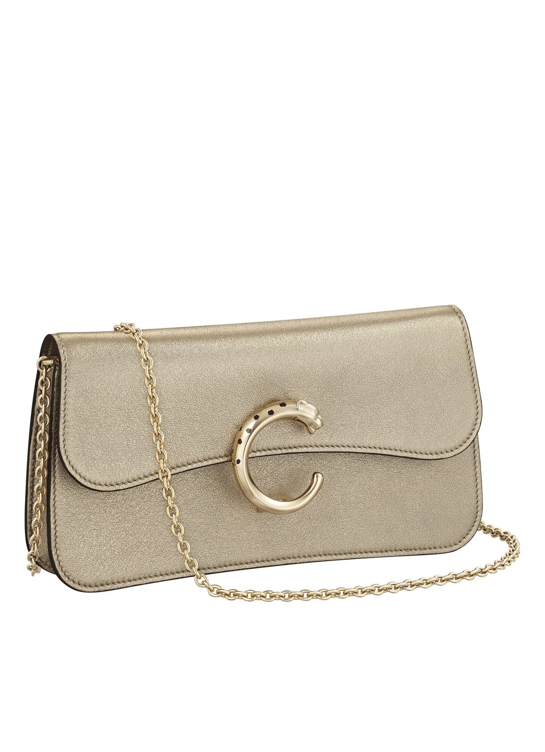Cartier Panthère de Cartier Mini chain tas van kalfsleer CRL1002382 - voorkant 6 goud