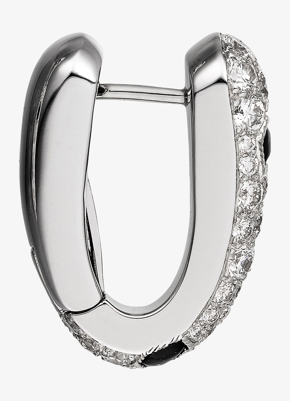 Cartier Panthère de Cartier oorringen van 18 karaat witgoud met onyx en 1.36 ct diamant CRN8515155 - detail 2 witgoud