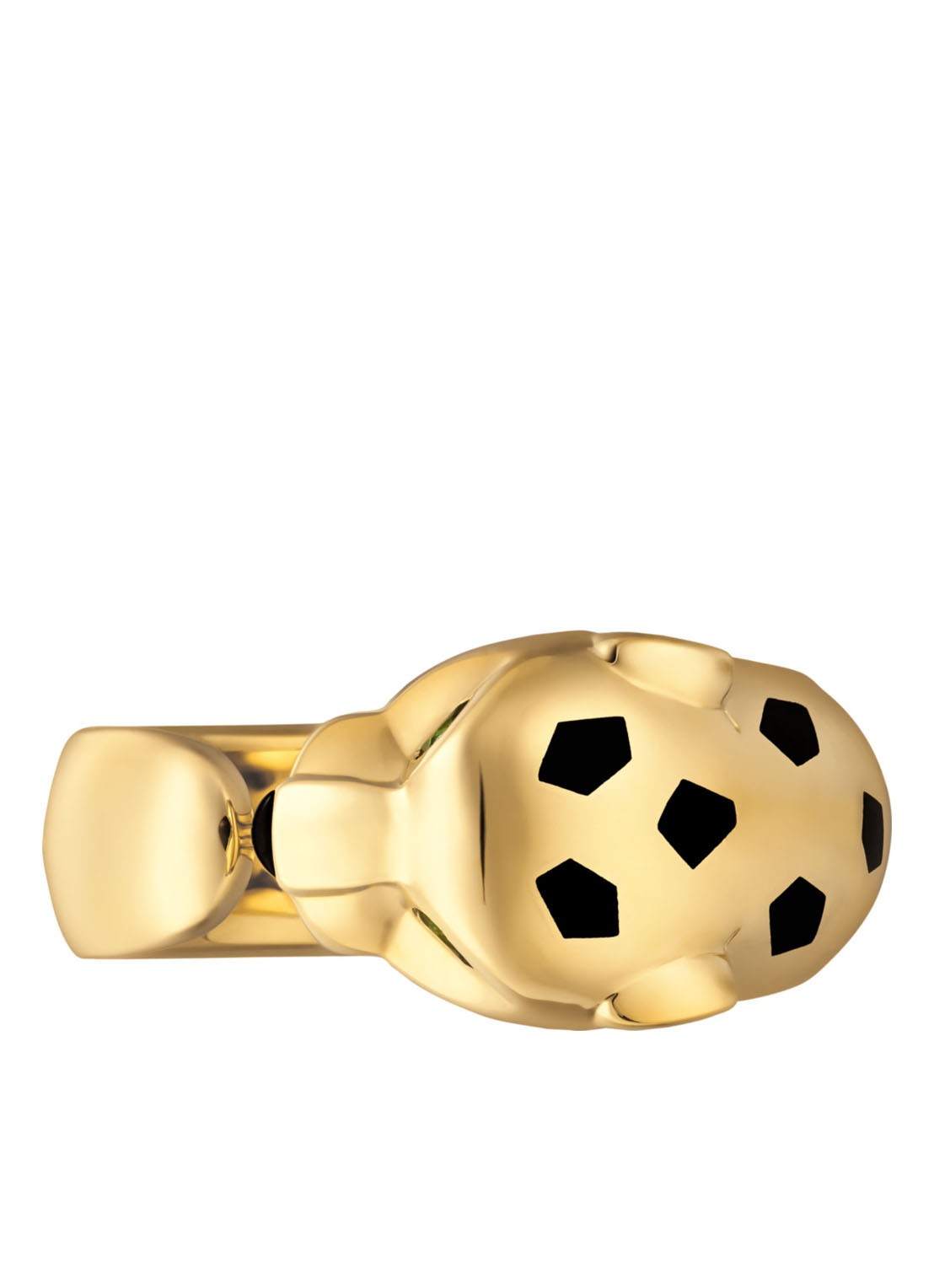 Cartier Panthère de Cartier ring van 18 karaat geelgoud met onyx en tsavoriet CRB4230800  - voorkant 2 geelgoud