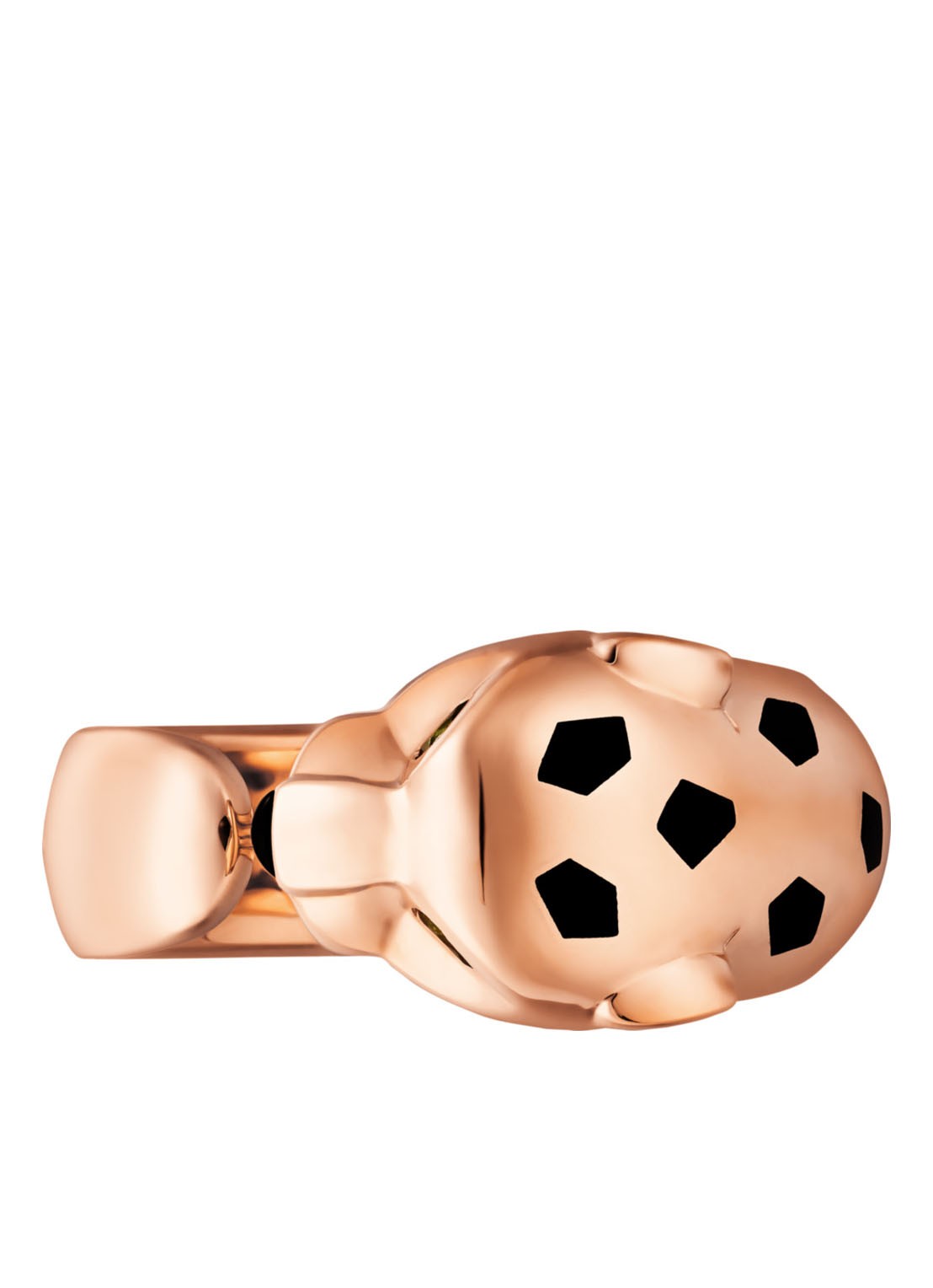 Cartier Panthère de Cartier ring van 18 karaat roségoud met onyx en tsavoriet CRB4230900 - voorkant 2 roségoud