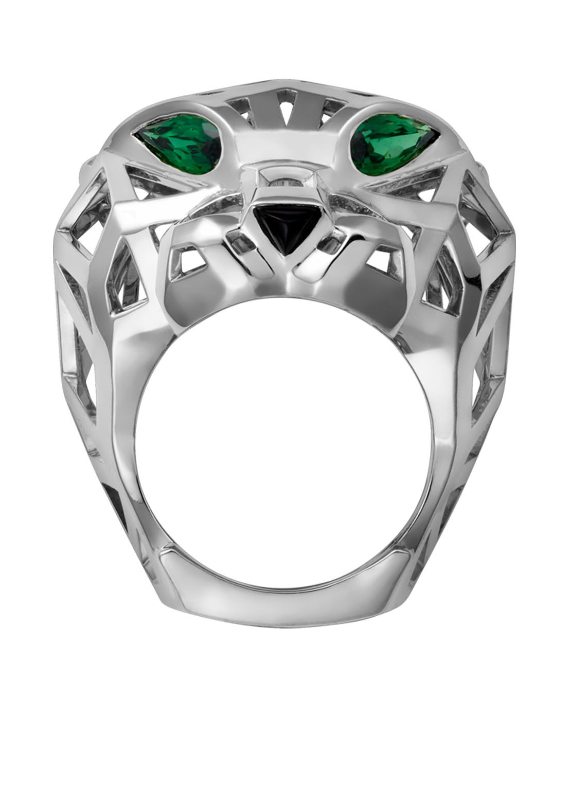 Cartier Panthère de Cartier ring van 18 karaat witgoud met edelsteen N4730900 - detail 4 witgoud