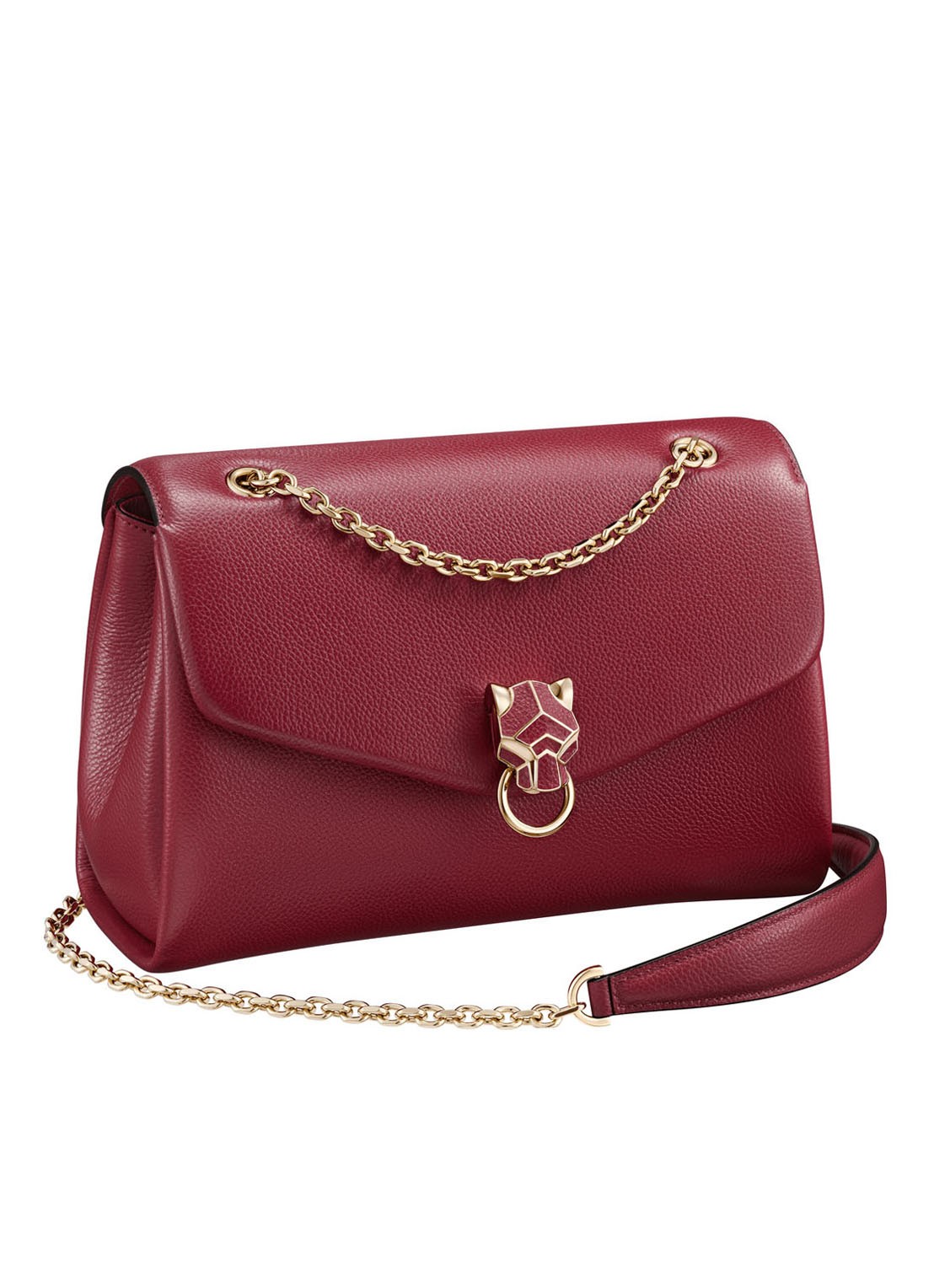 Cartier Panthère de Cartier Small crossbodytas van kalfsleer CRL1002398 - voorkant 6 bordeauxrood