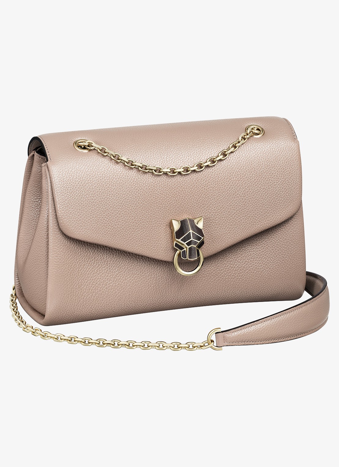 Cartier Panthère de Cartier Small schoudertas van kalfsleer CRL1002655 - voorkant 7 taupe