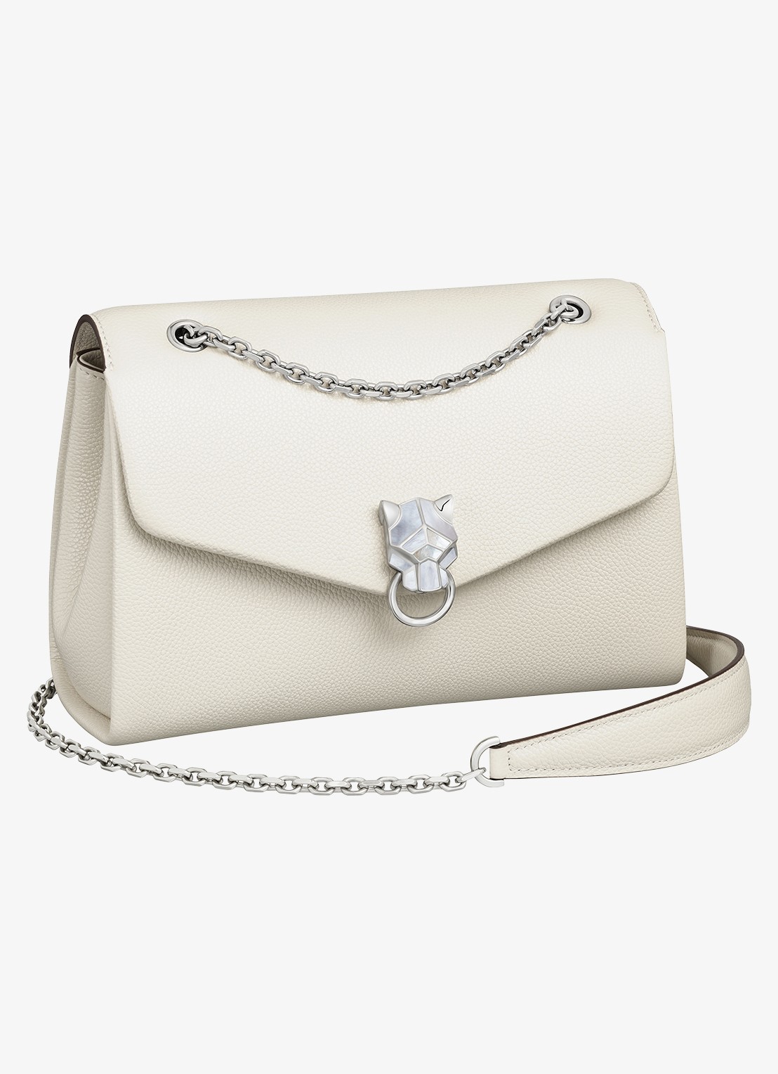 Cartier Panthère de Cartier Small schoudertas van kalfsleer CRL1002659 - voorkant 6 wit