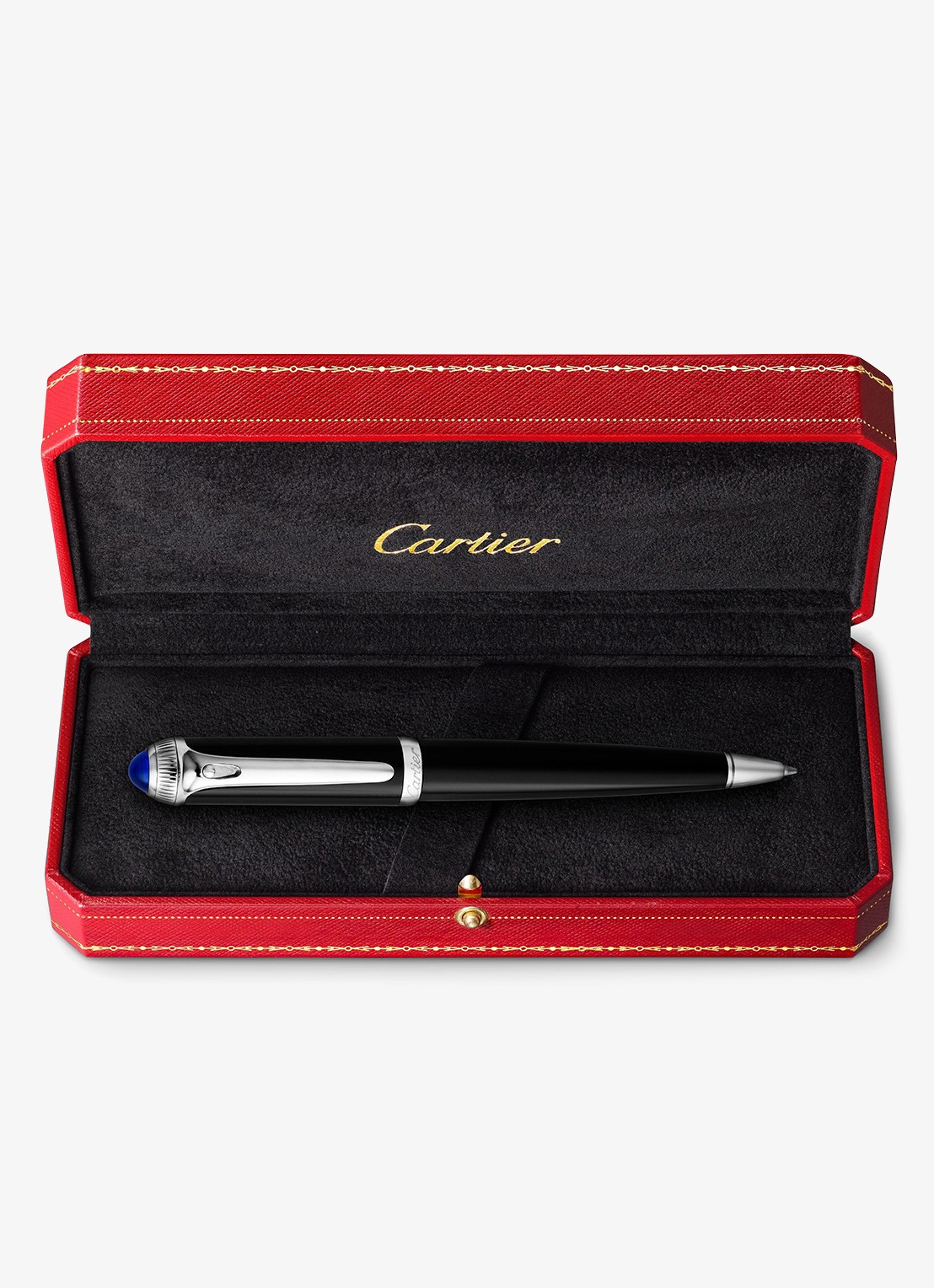 Cartier R de Cartier balpen met composiet CROP000329 - detail 7 zwart