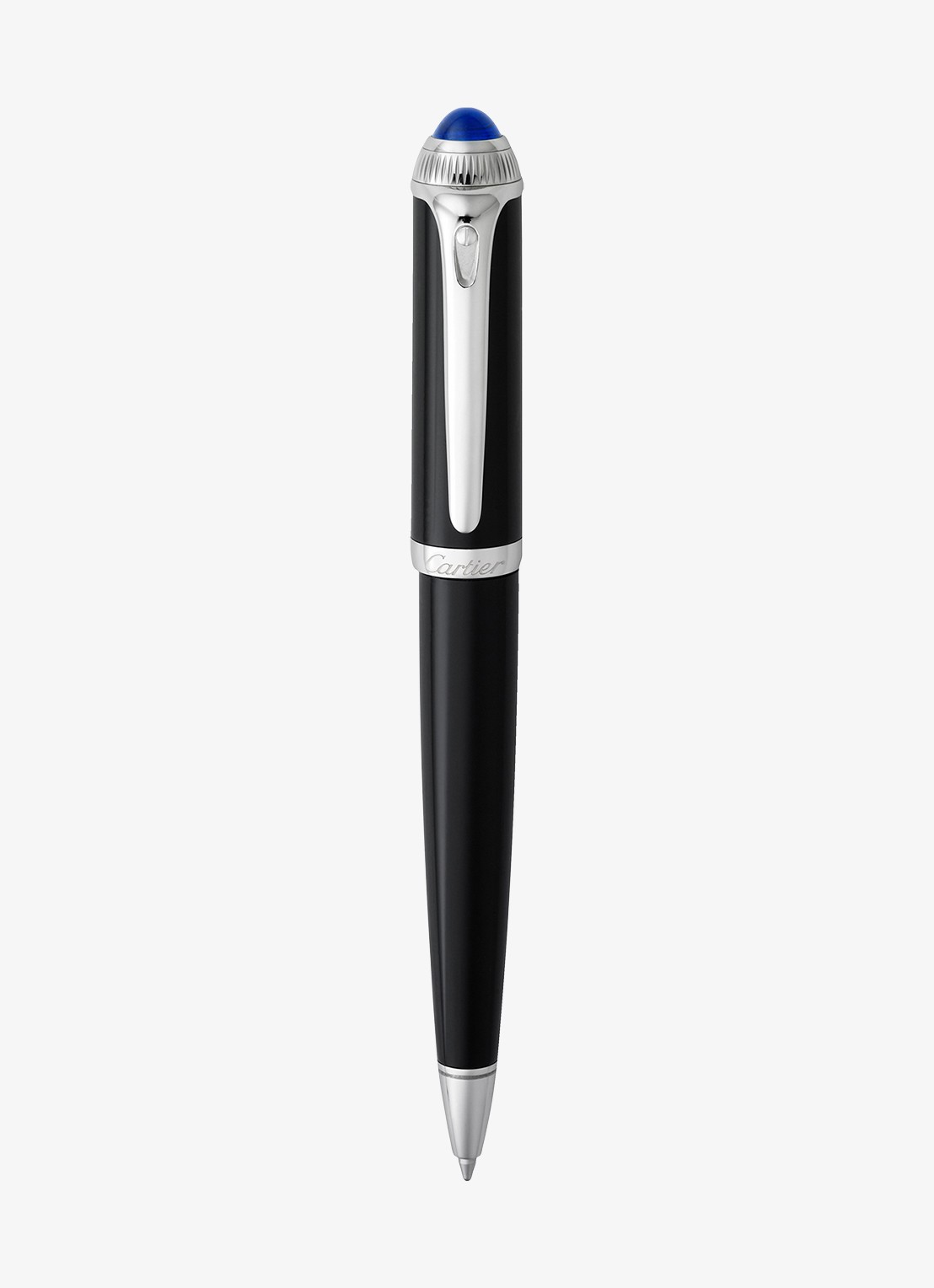 Cartier R de Cartier balpen met composiet CROP000329 - voorkant zwart