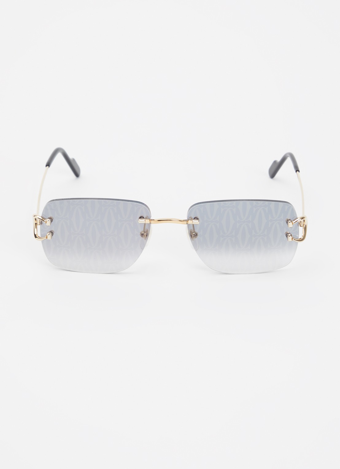 Cartier Retro zonnebril CT0330S - detail 2 goud