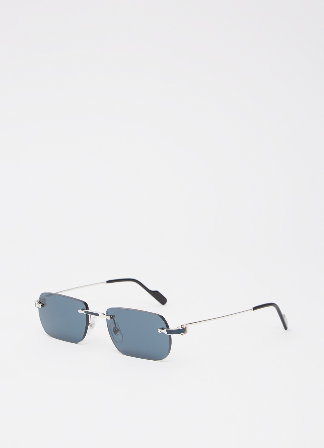 Cartier Retro zonnebril CT0498S - voorkant zilver