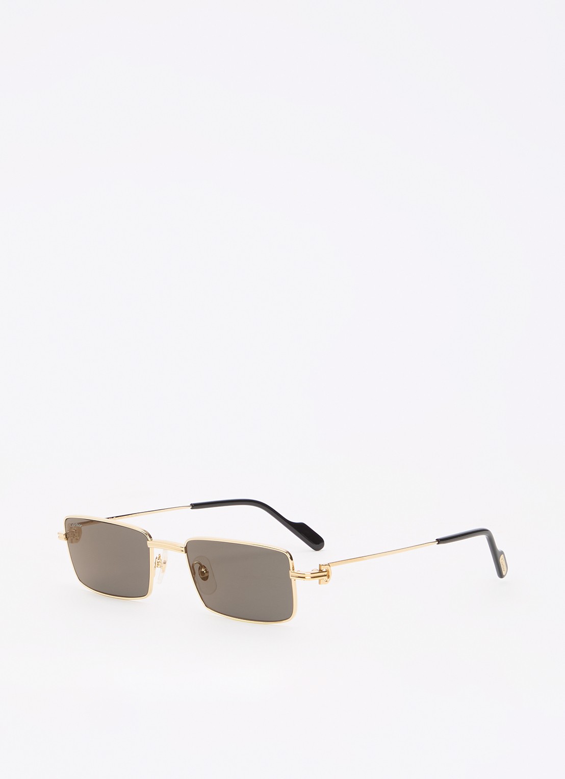 Cartier Retro zonnebril CT0501S - voorkant 4 goud