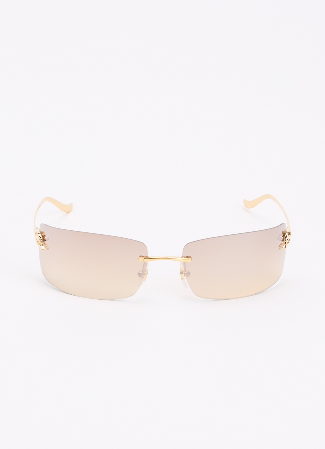 Cartier Retro zonnebril CT0503S - detail goud