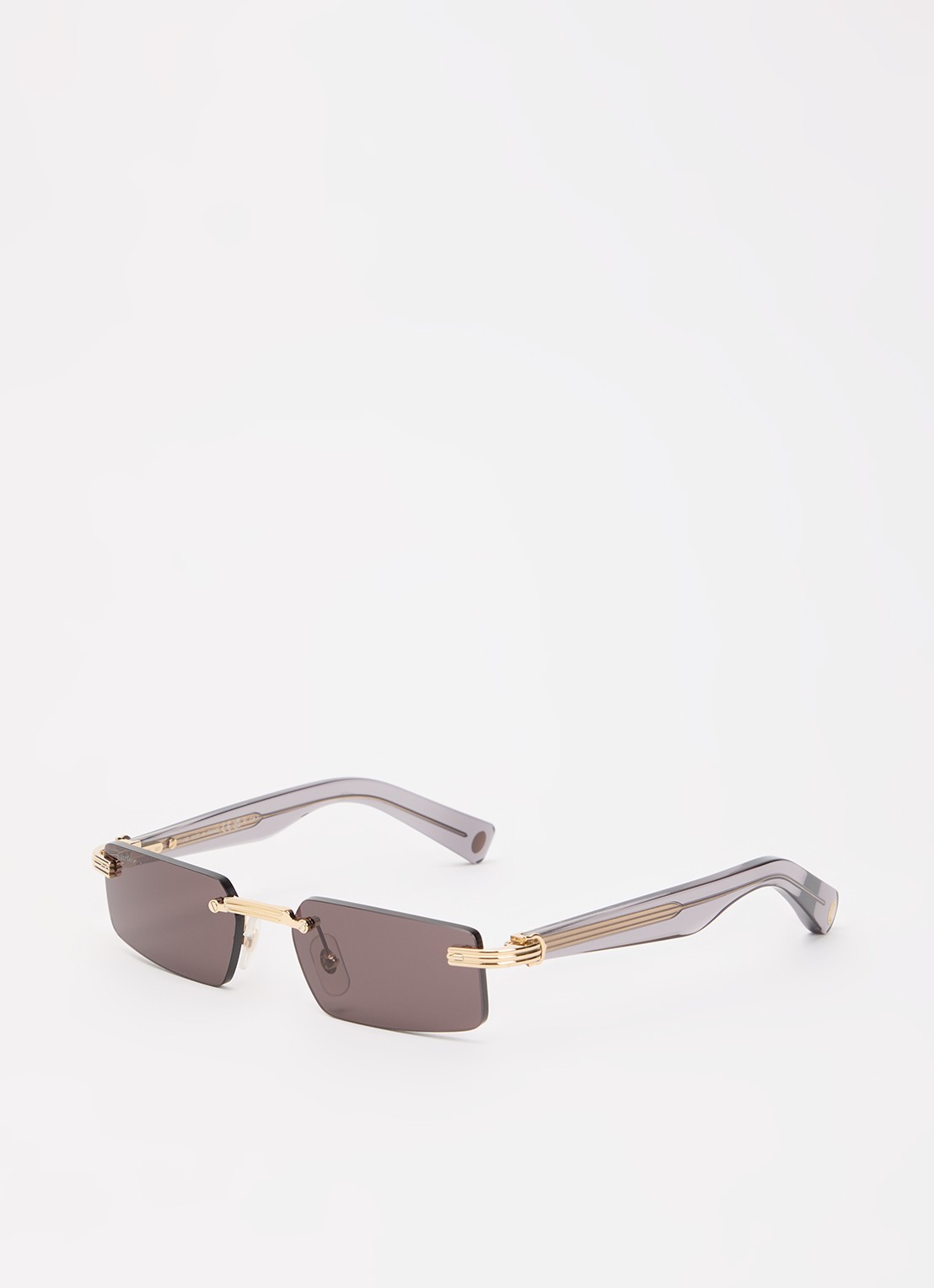 Cartier Retro zonnebril CT0537S - voorkant donkergrijs