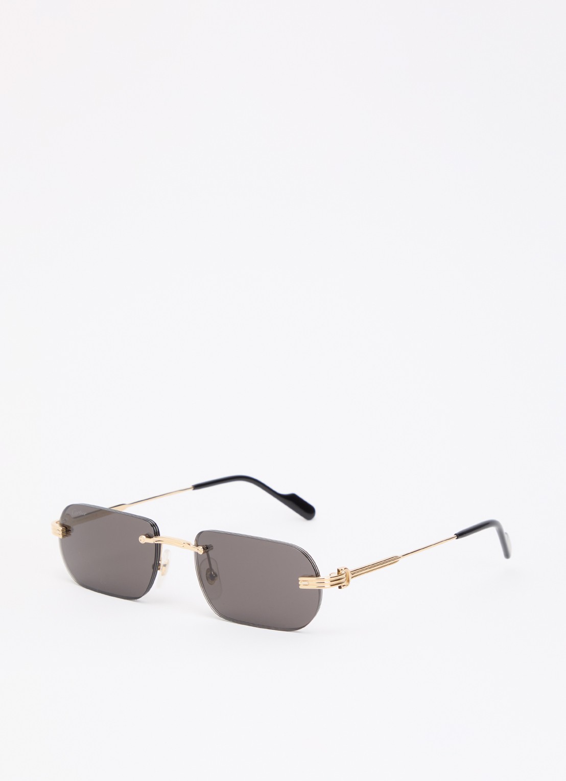 Cartier Retro zonnebril CT0577S - voorkant goud