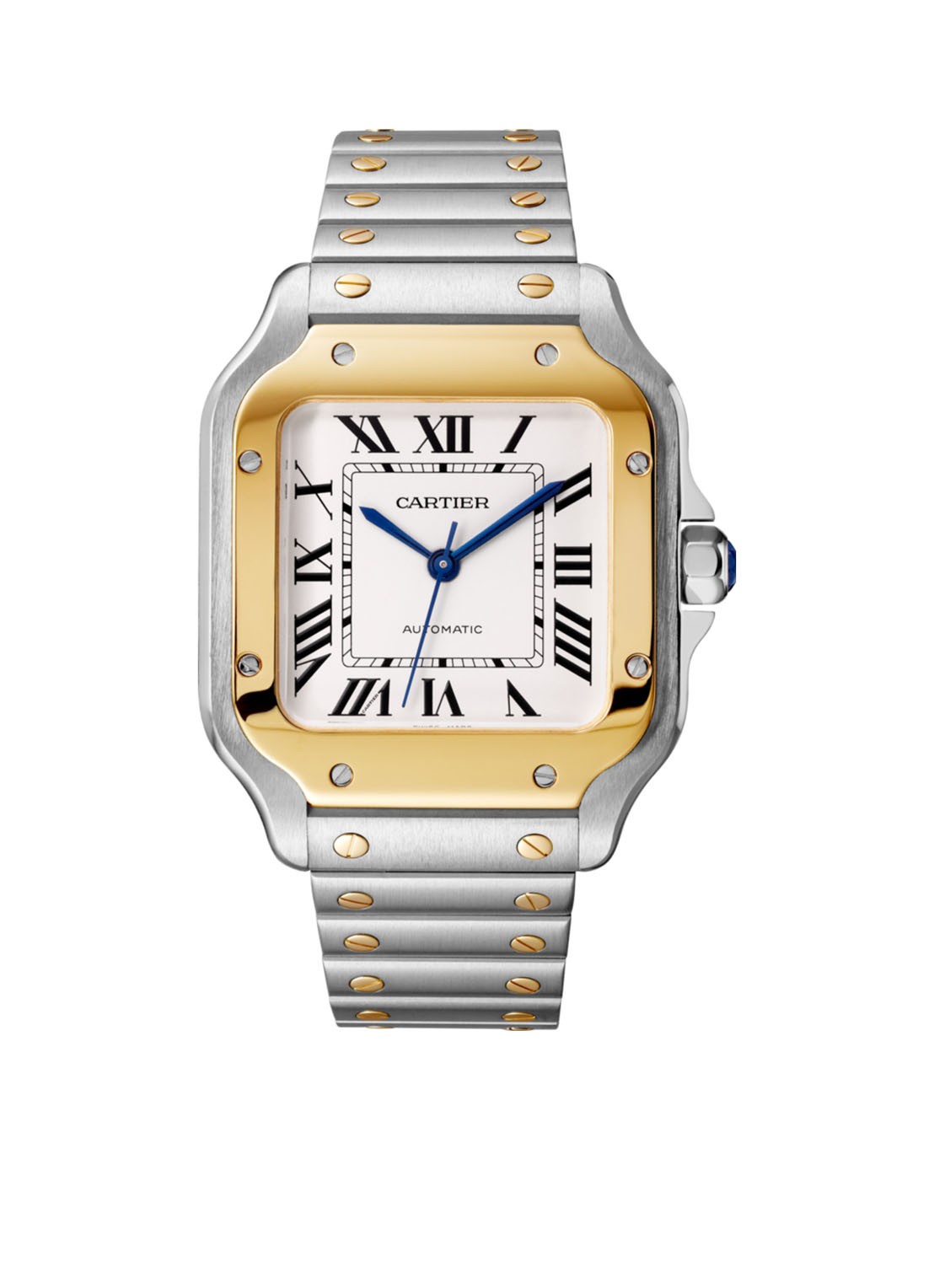 Cartier Santos de Cartier horloge CRW2SA0016 - detail 3 zilver