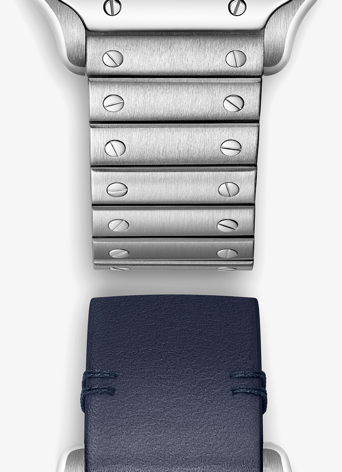 Cartier Santos de Cartier horloge CRWSSA0082 - detail 6 zilver