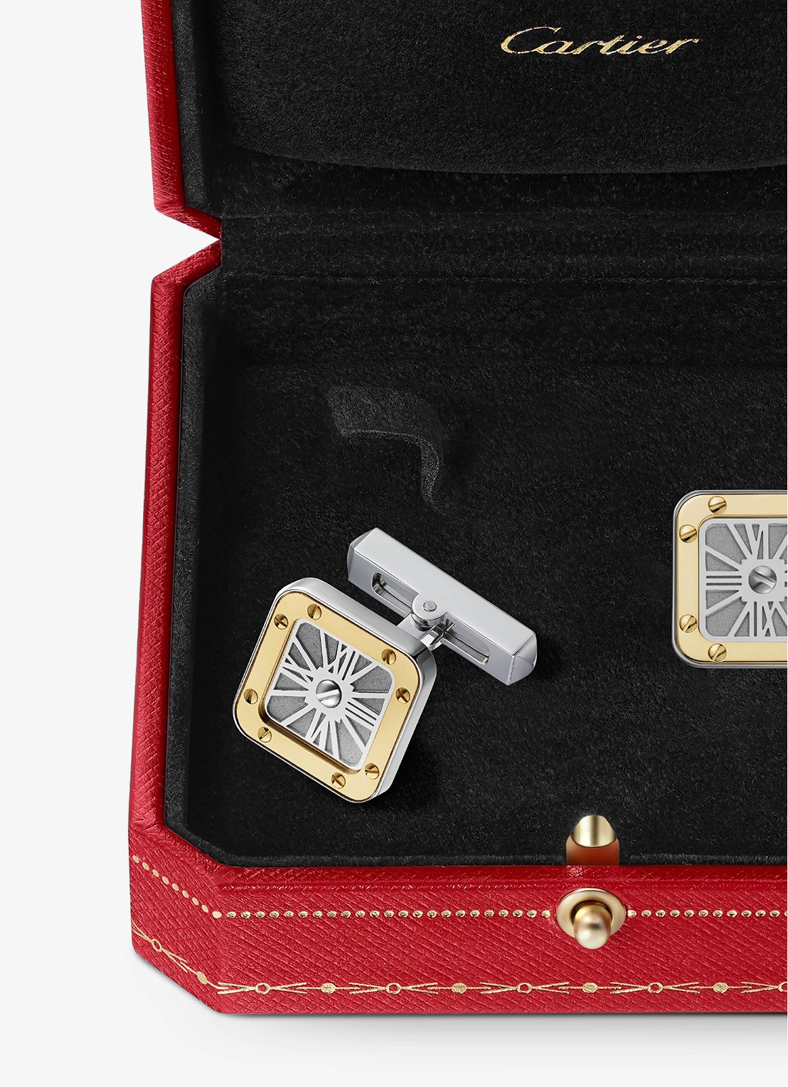 Cartier Santos de Cartier manchetknopen - detail 3 zilver