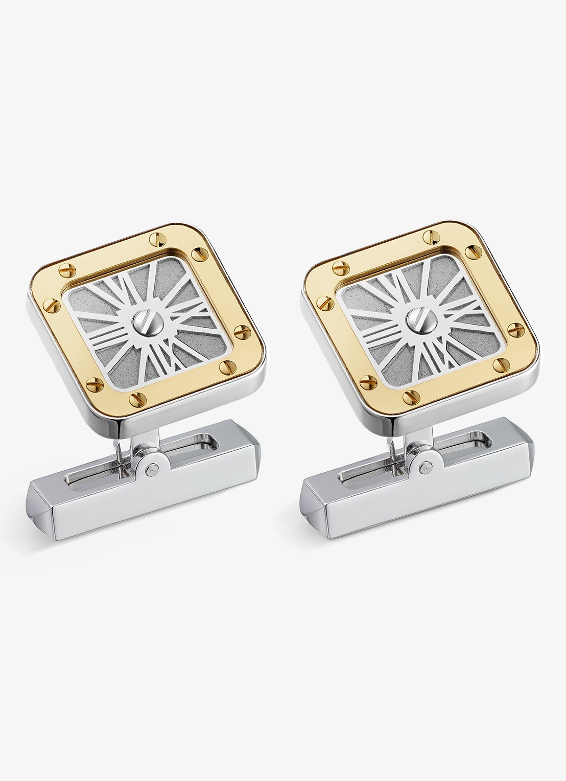 Cartier Santos de Cartier manchetknopen - voorkant 5 zilver