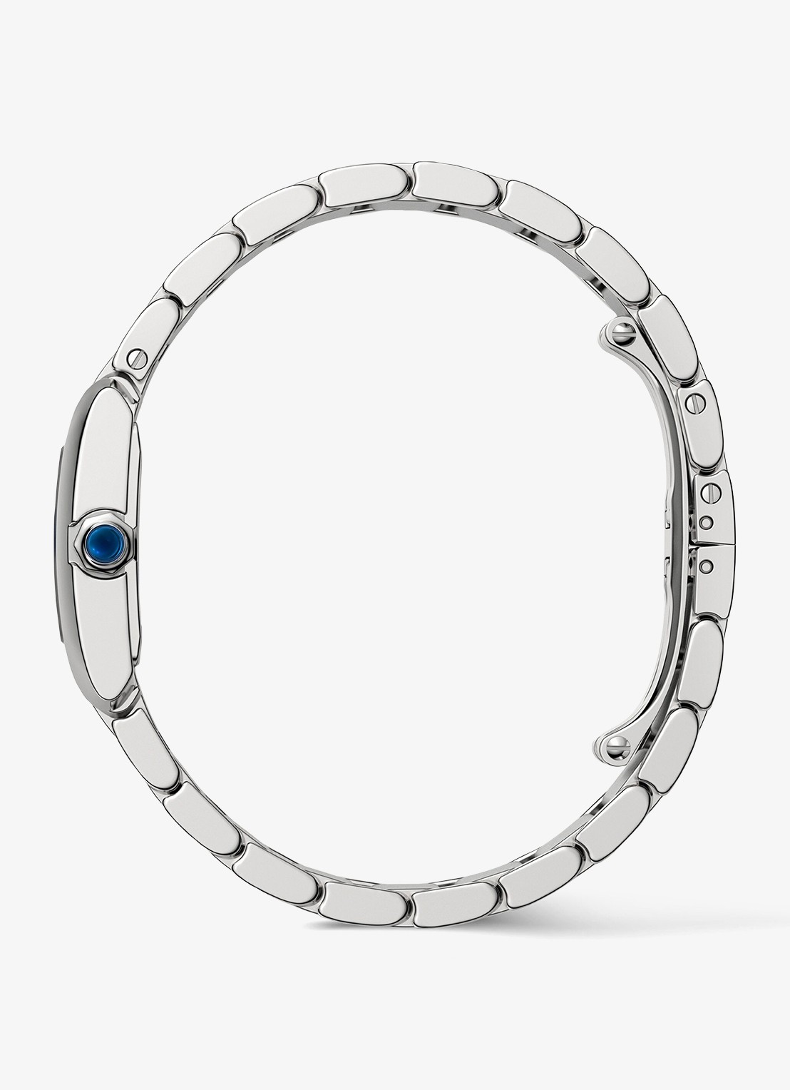 Cartier Tank Française horloge, small model CRWSTA0129 - achterkant 8 zilver