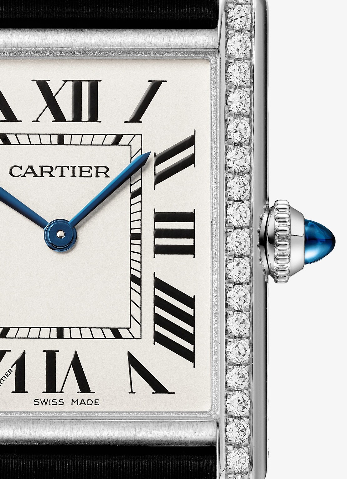 Cartier Tank Must de Cartier horloge CRW4TA0030 - detail 4 zilver