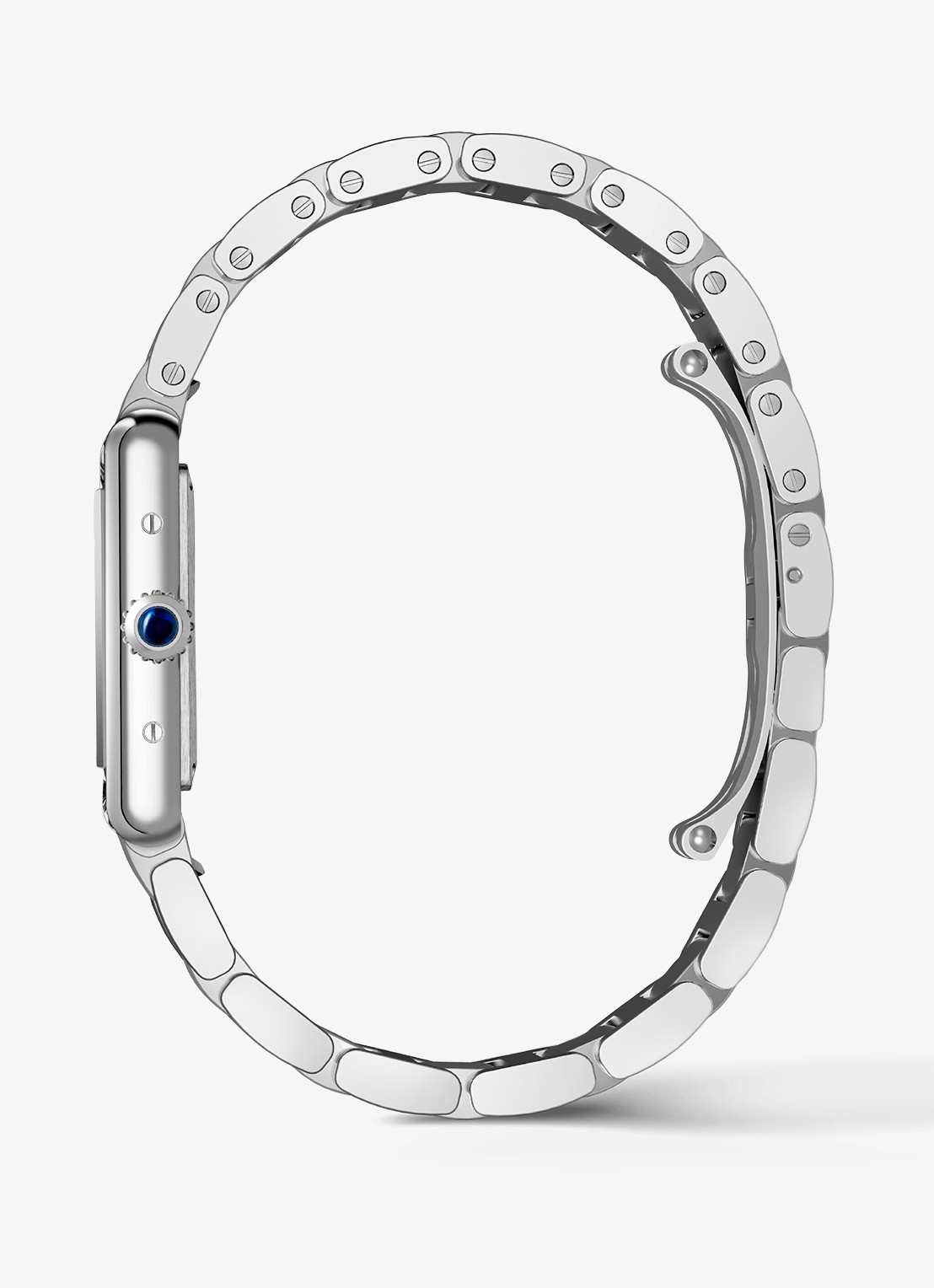 Cartier Tank must SolarBeat™ horloge CRWSTA0121 - detail 3 zilver