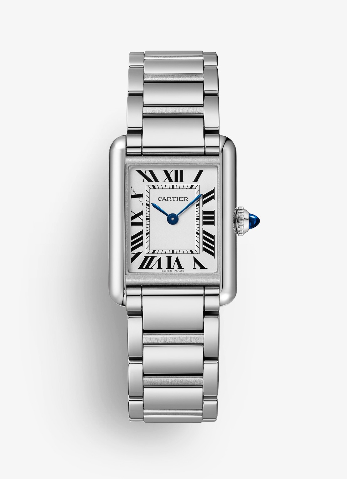 Cartier Tank must SolarBeat™ horloge CRWSTA0121 - voorkant zilver