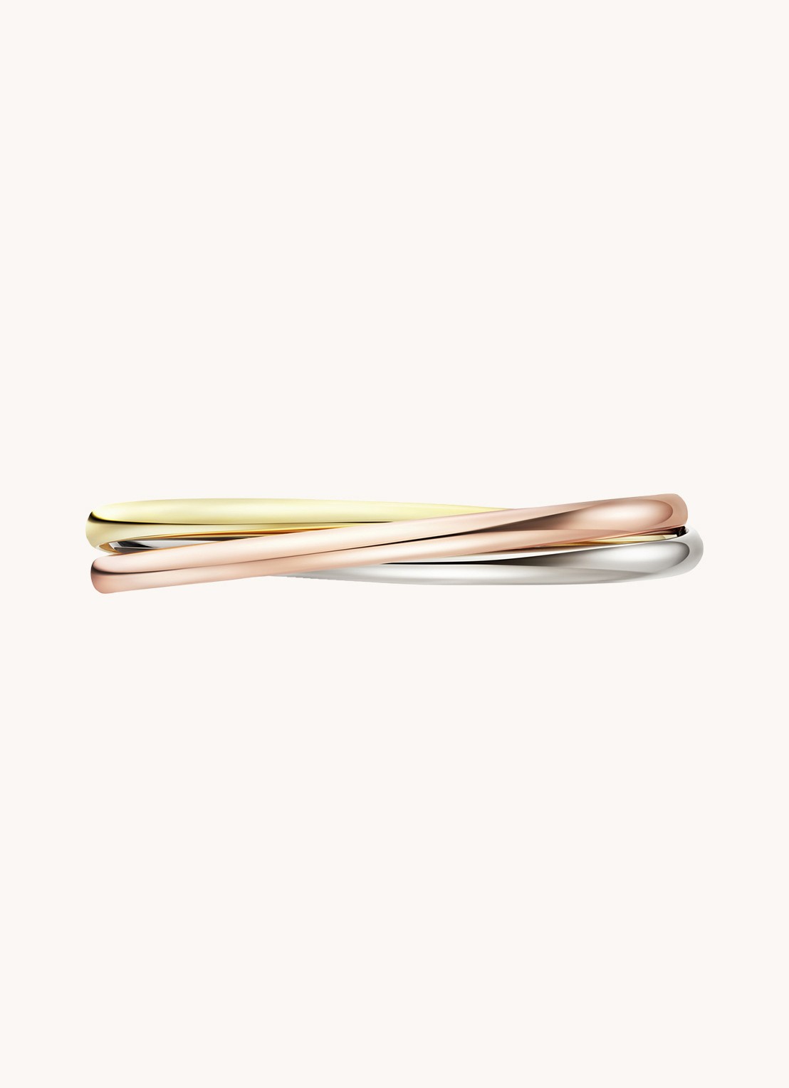 Cartier Trinity armband classic van 18 karaat rosé-, geel-, en witgoud CRB6067800  - detail multicolor