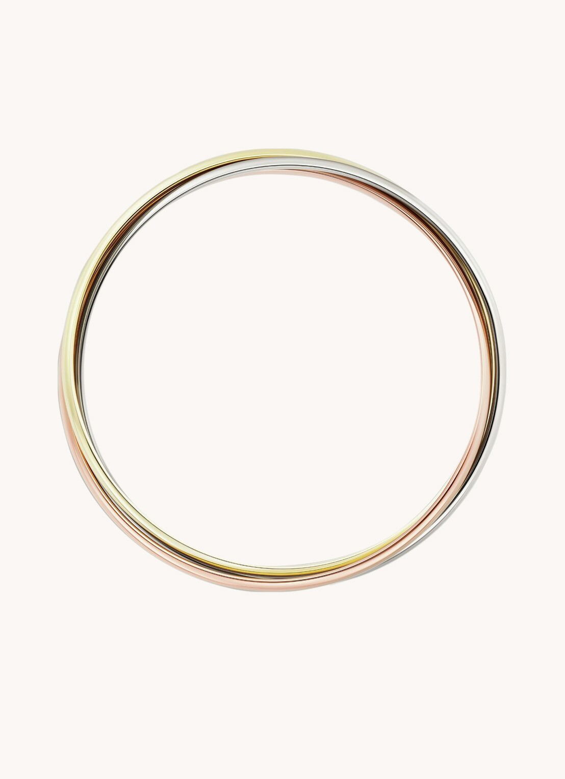 Cartier Trinity armband classic van 18 karaat rosé-, geel-, en witgoud CRB6067800  - detail 5 multicolor
