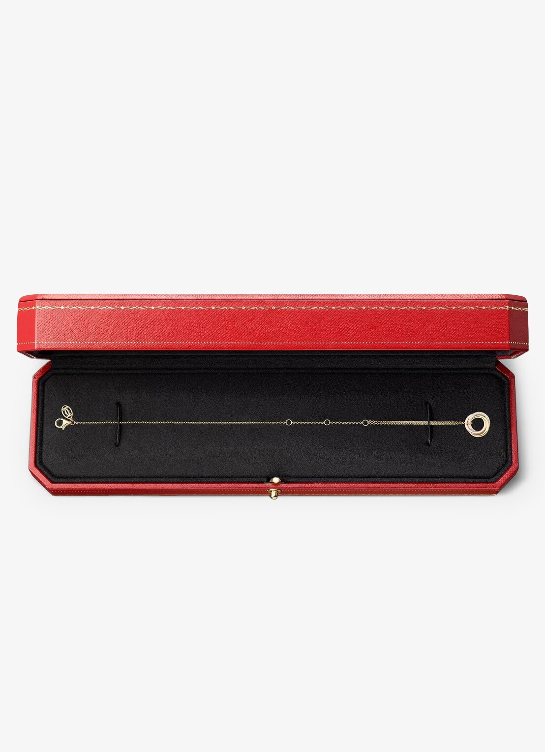 Cartier Trinity armband van 18 karaat rosé-, wit-, en geelgoud CRB60698 - detail 6 multicolor