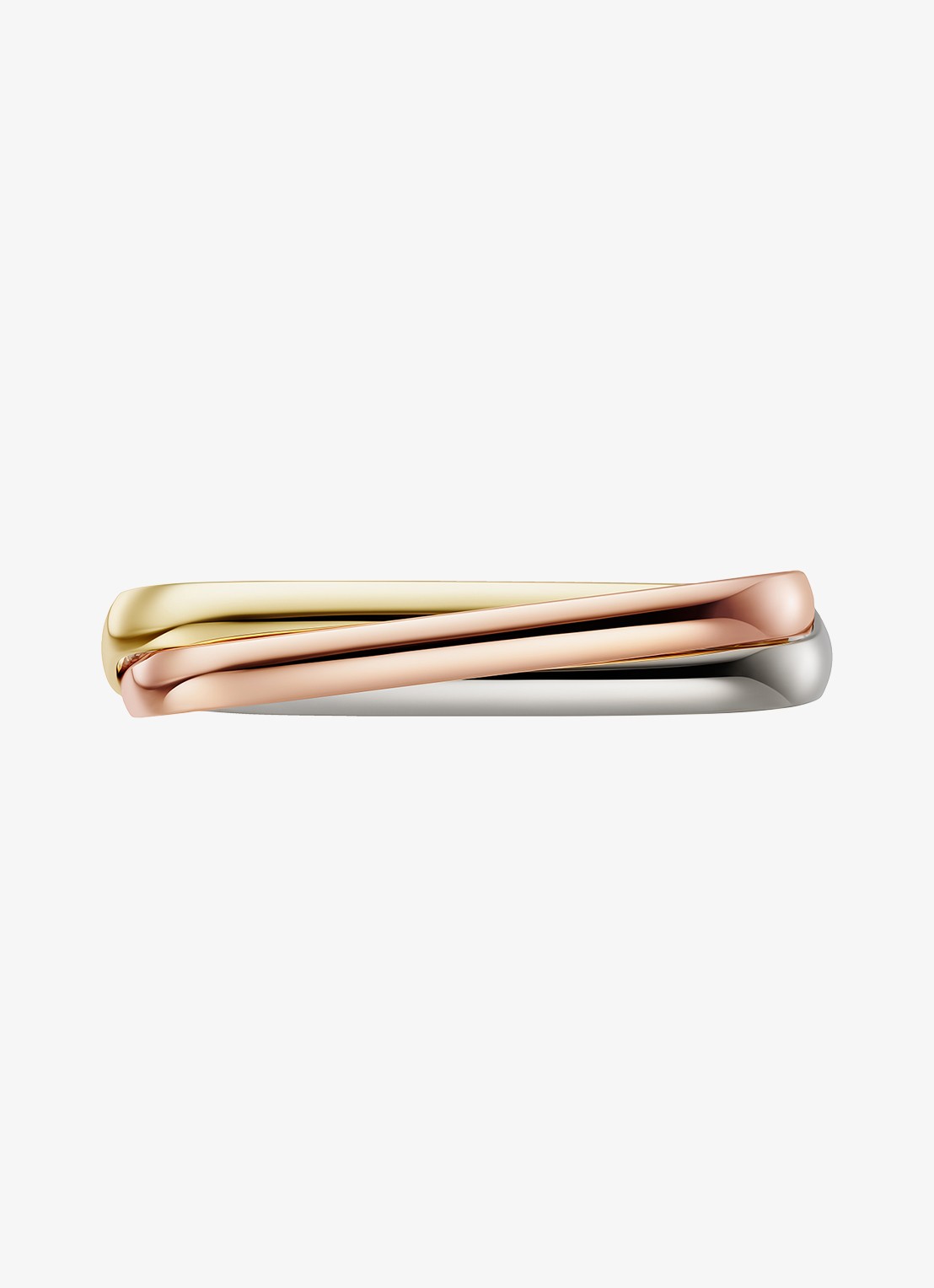 Cartier Trinity armband van 18 karaat rosé-, wit-, en geelgoud CRB6078017 - detail 4 multicolor