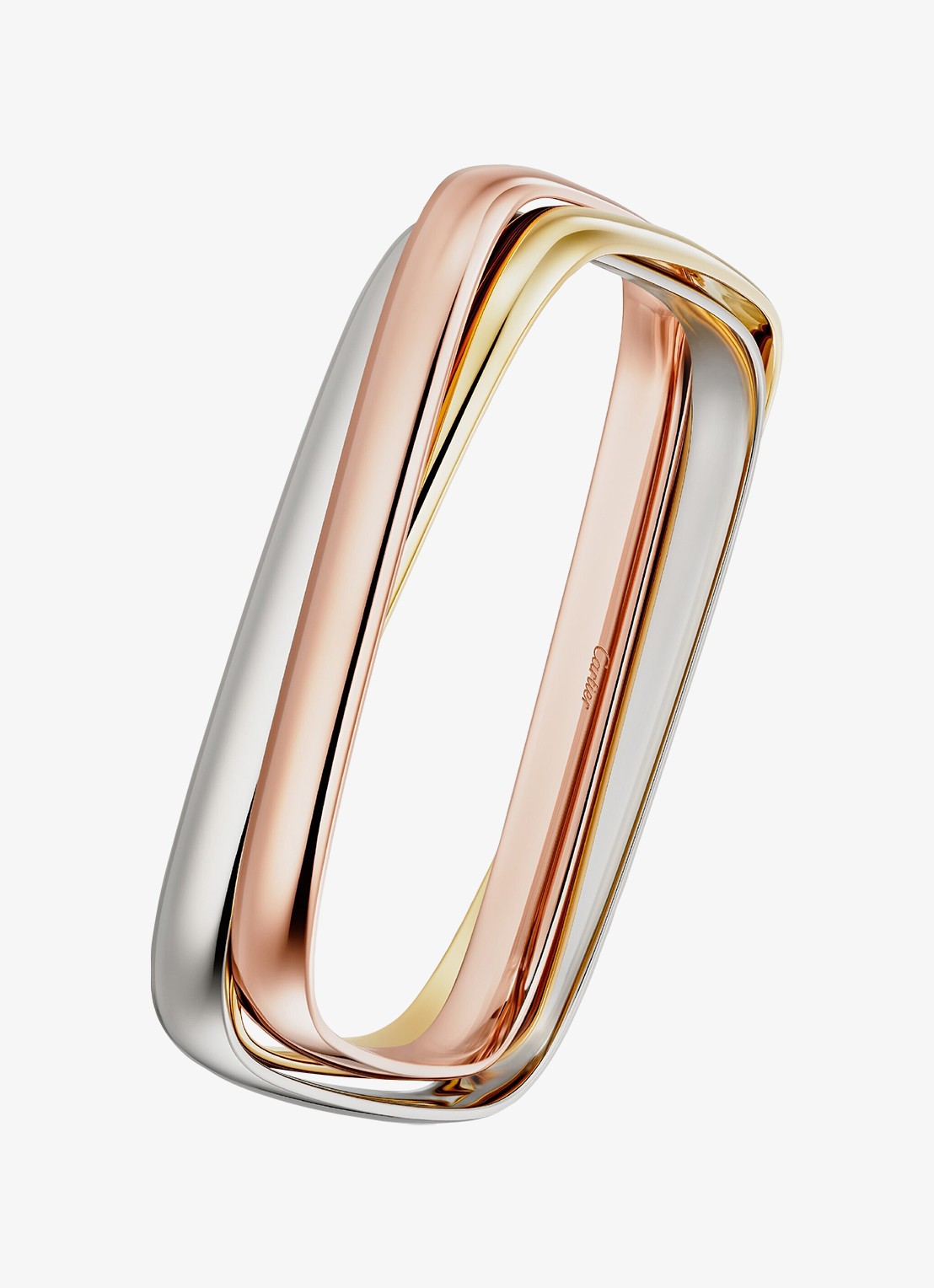 Cartier Trinity armband van 18 karaat rosé-, wit-, en geelgoud CRB6078017 - detail 5 multicolor