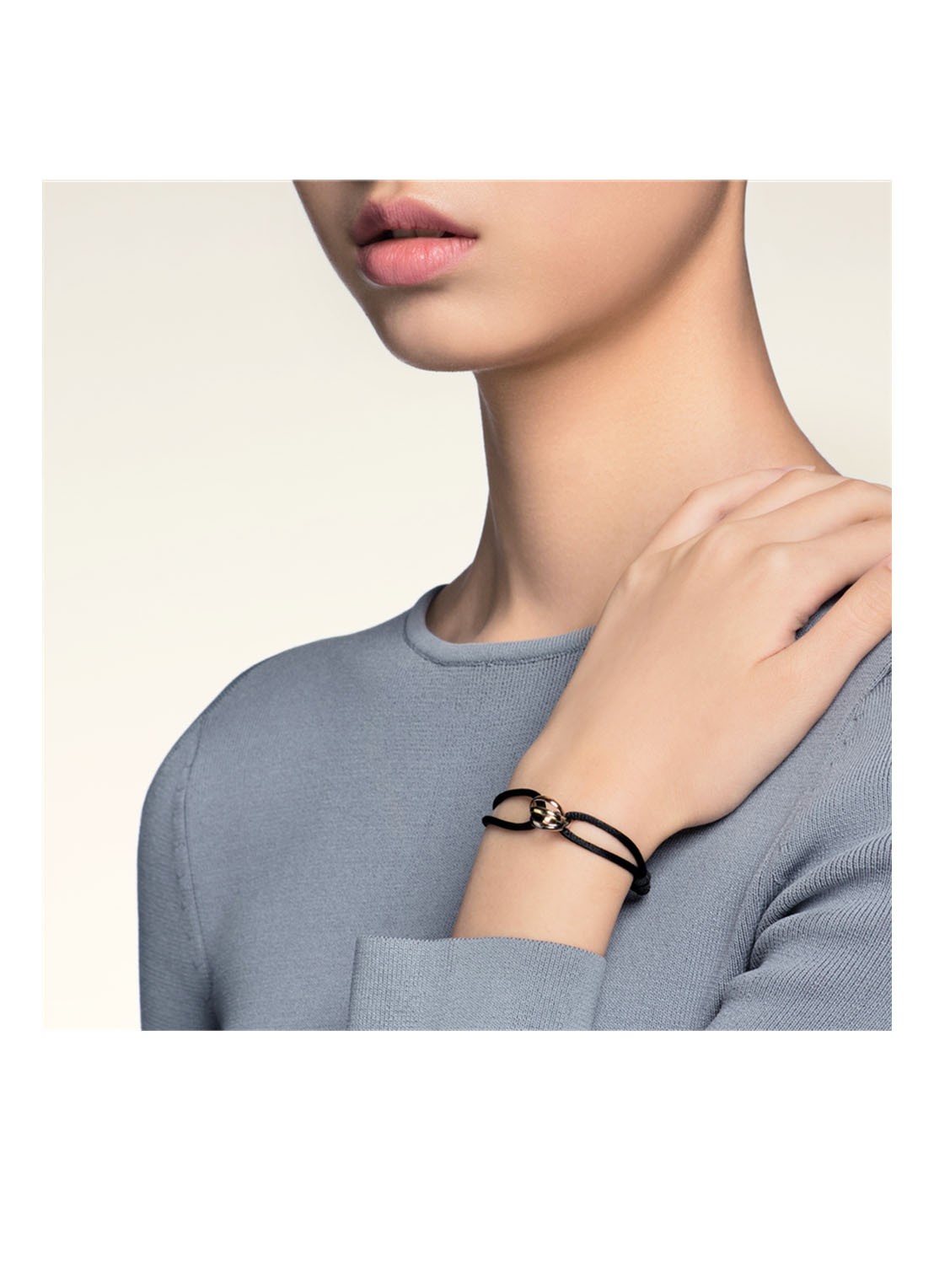 Cartier Trinity de Cartier armband met detail van 18 karaat rosé-, wit- en geelgoud B6016700 - detail 6 multicolor