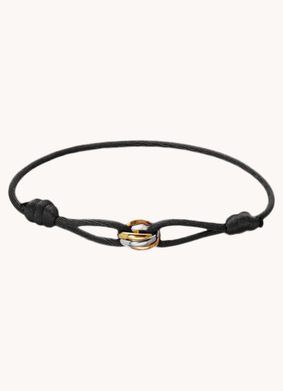 Cartier Trinity de Cartier armband met detail van 18 karaat rosé-, wit- en geelgoud B6016700 - detail 7 multicolor