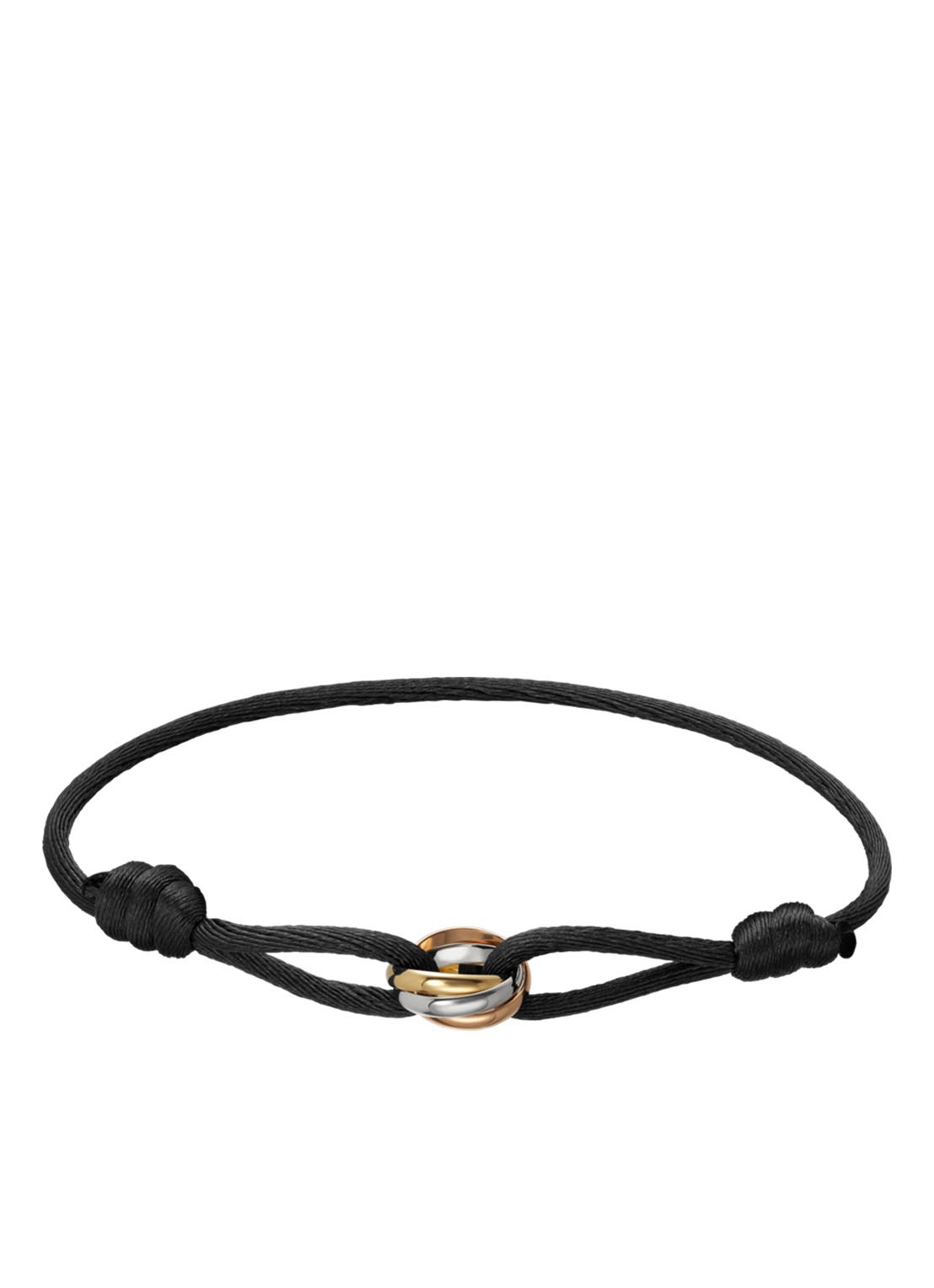 Cartier Trinity de Cartier armband met detail van 18 karaat rosé-, wit- en geelgoud B6016700 - voorkant multicolor