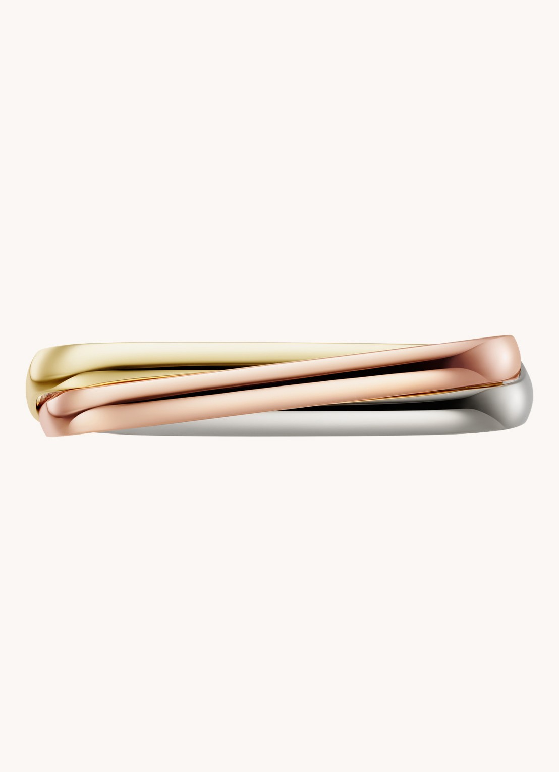 Cartier Trinity de Cartier bangle van 18 karaat rosé-, geel-, en witgoud CRB6078016 - detail 3 goud