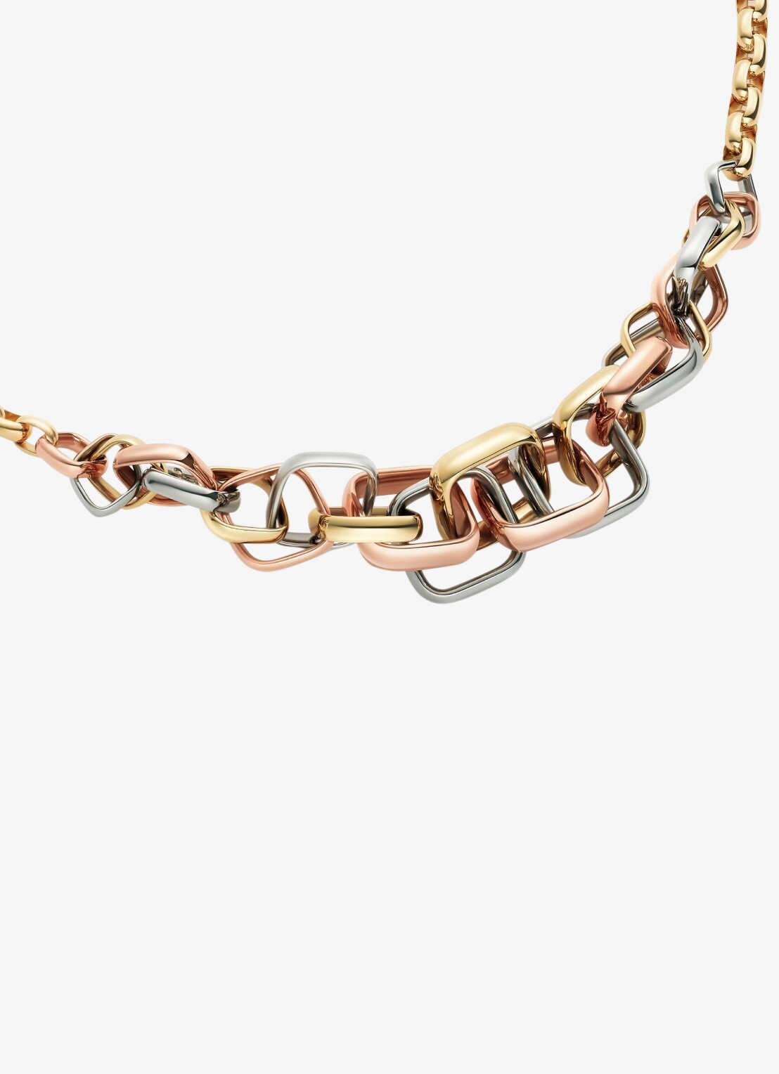 Cartier Trinity ketting van 18 karaat rosé-, geel-, en witgoud CRB7224988 - detail 4 geelgoud