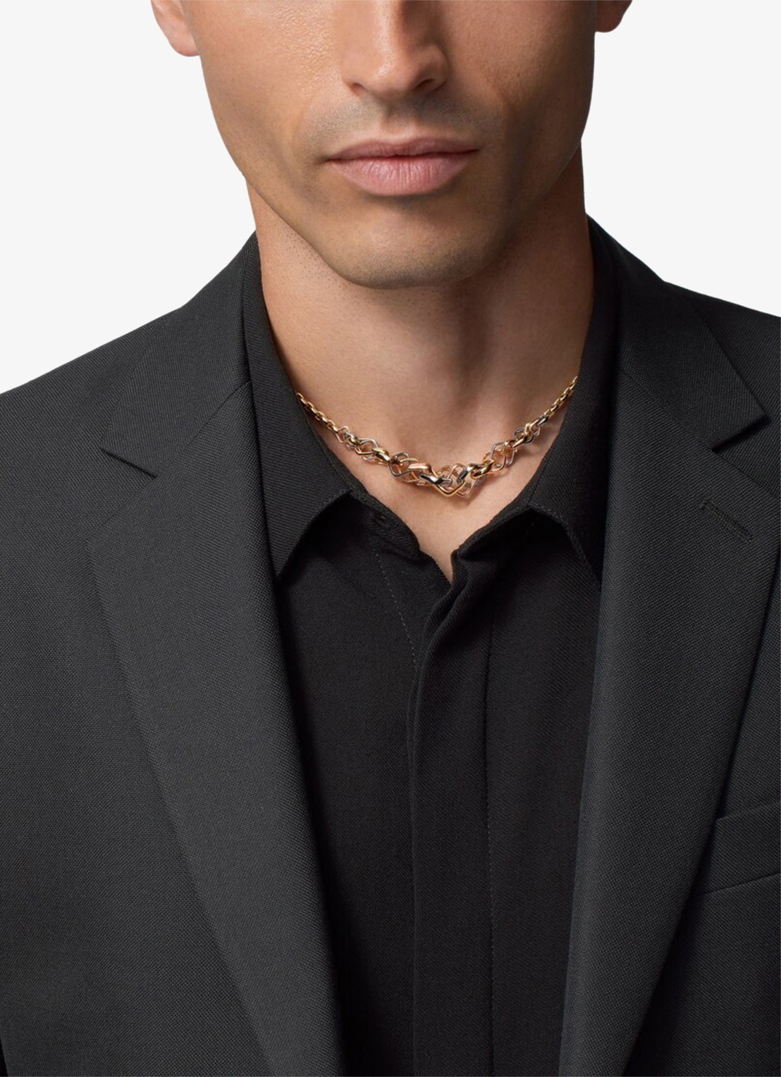 Cartier Trinity ketting van 18 karaat wit-, geel- en roségoud CRB722498 - detail 3 multicolor