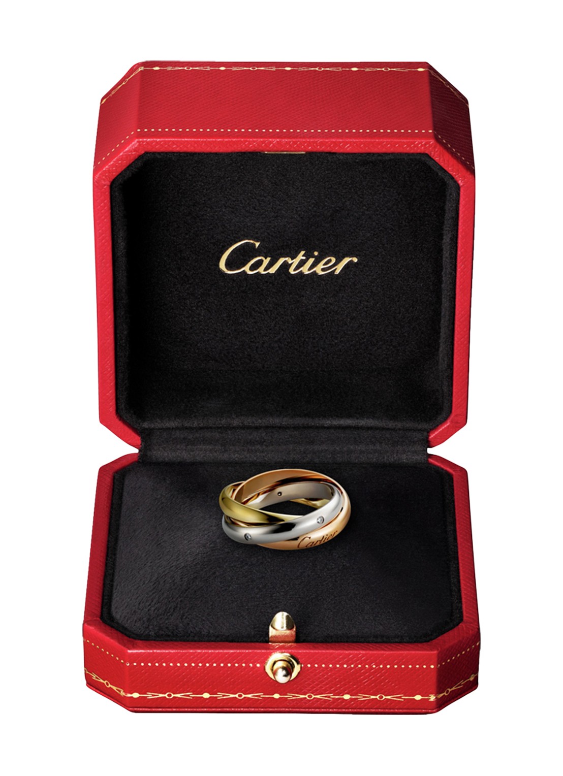 Cartier Trinity ring - detail 4 aluminium