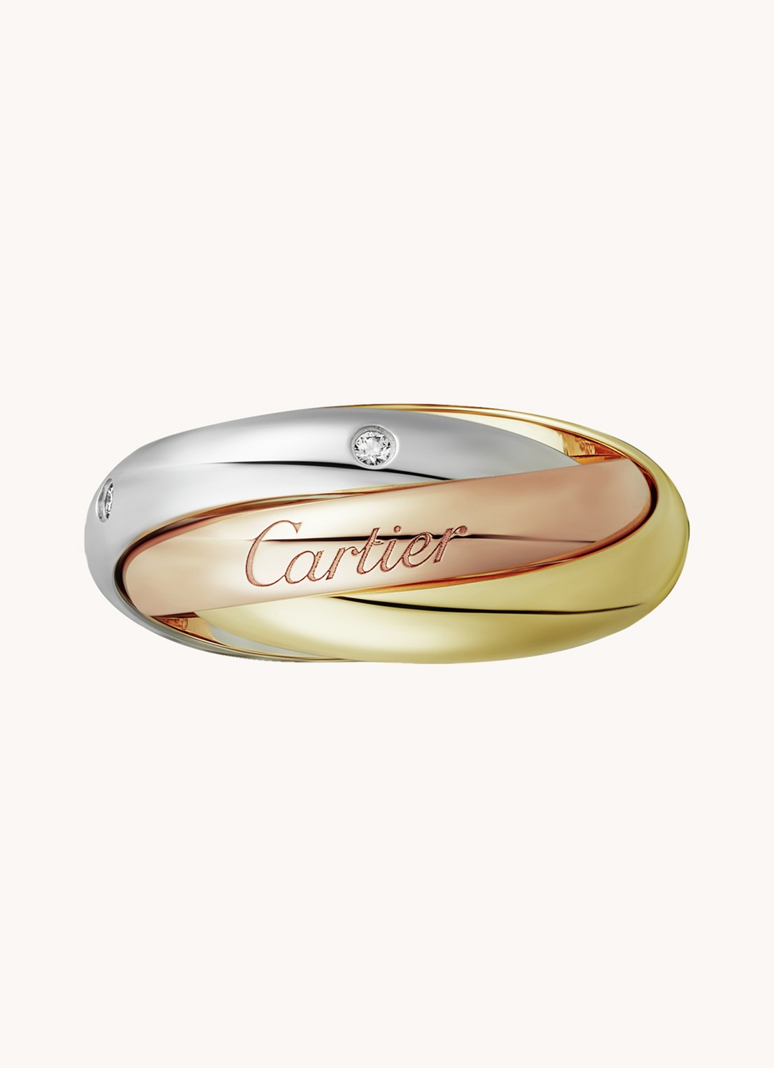 Cartier Trinity ring - detail 7 aluminium